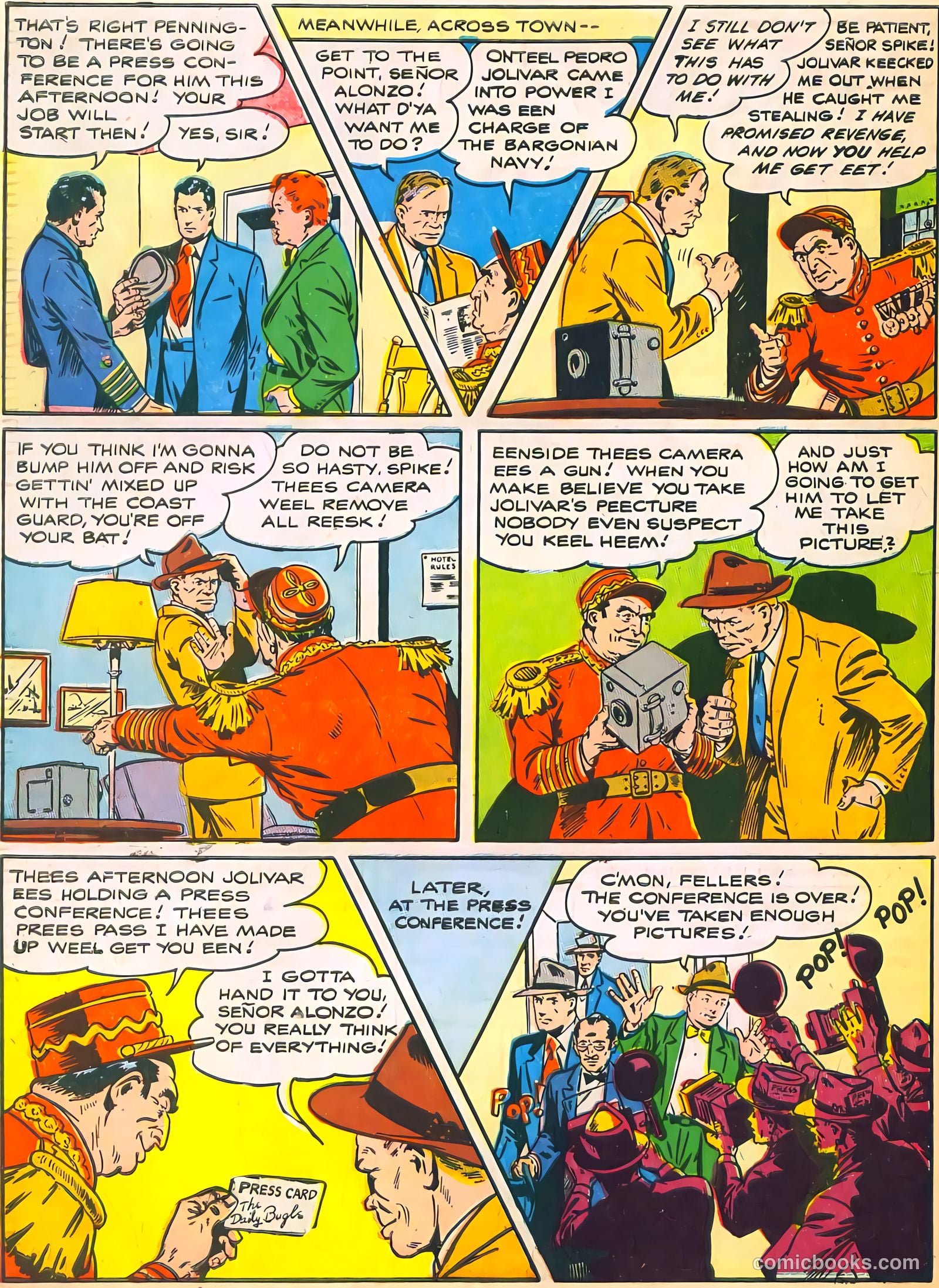 Don Winslow of the Navy #48 (1947, Fawcett) — page 42 of 52