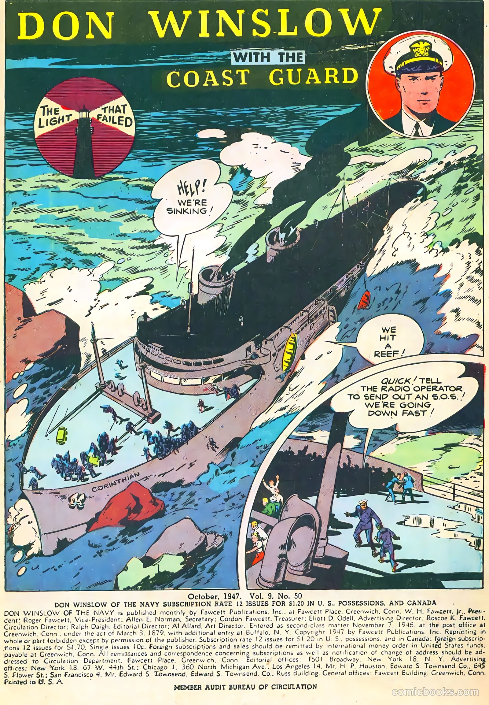 Don Winslow of the Navy #50 (1947, Fawcett) — page 3 of 36