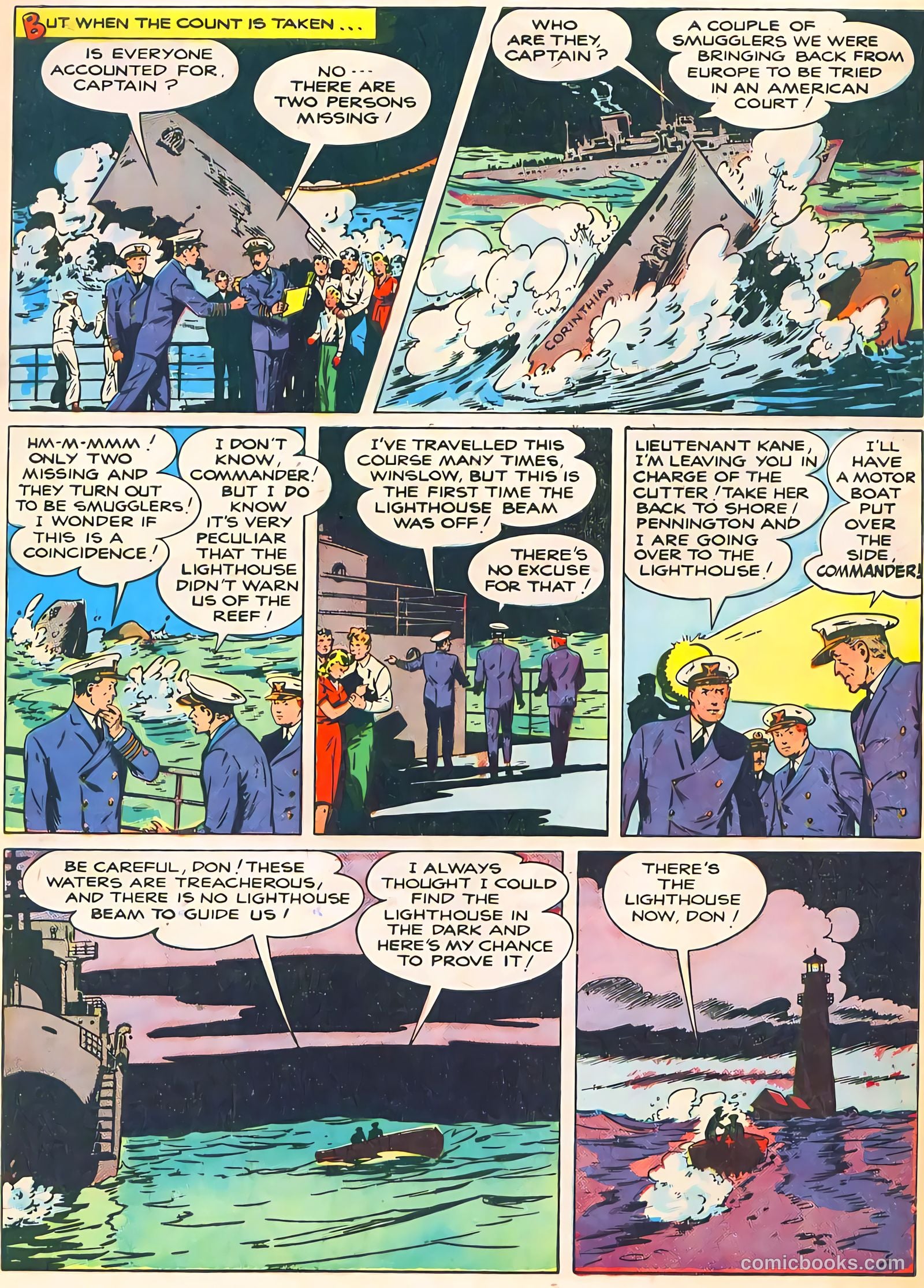 Don Winslow of the Navy #50 (1947, Fawcett) — page 5 of 36