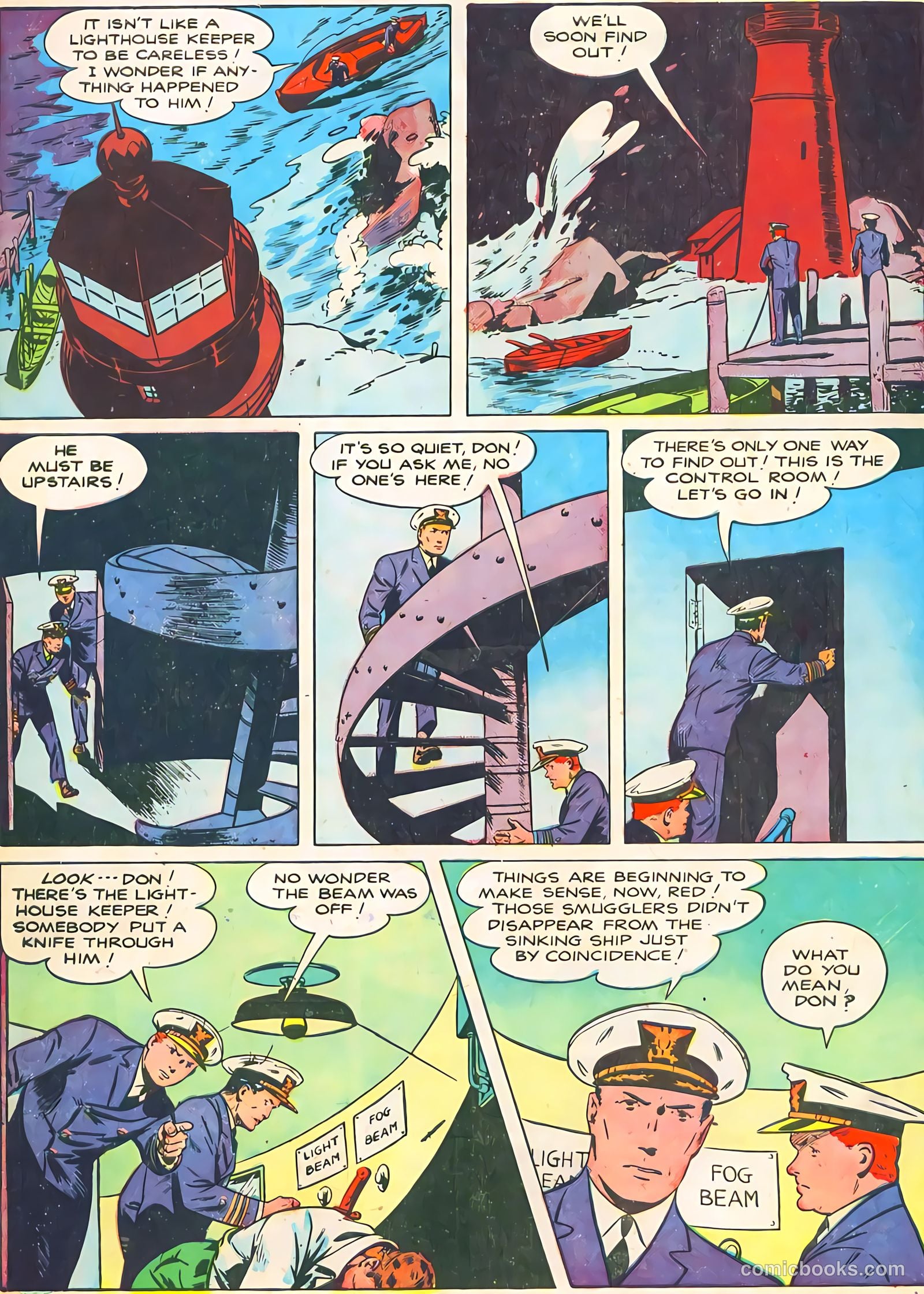 Don Winslow of the Navy #50 (1947, Fawcett) — page 6 of 36