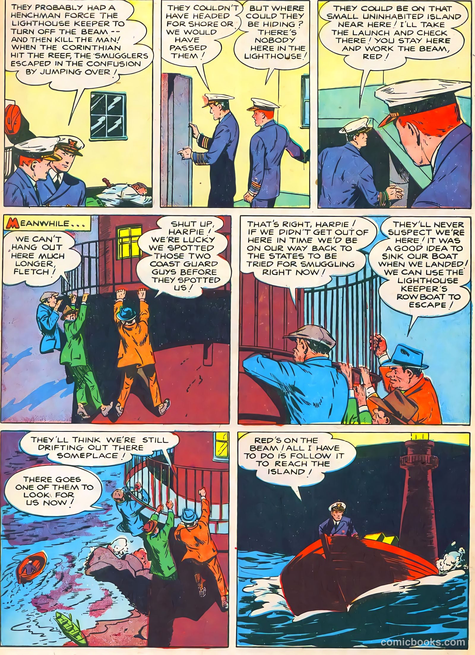 Don Winslow of the Navy #50 (1947, Fawcett) — page 7 of 36