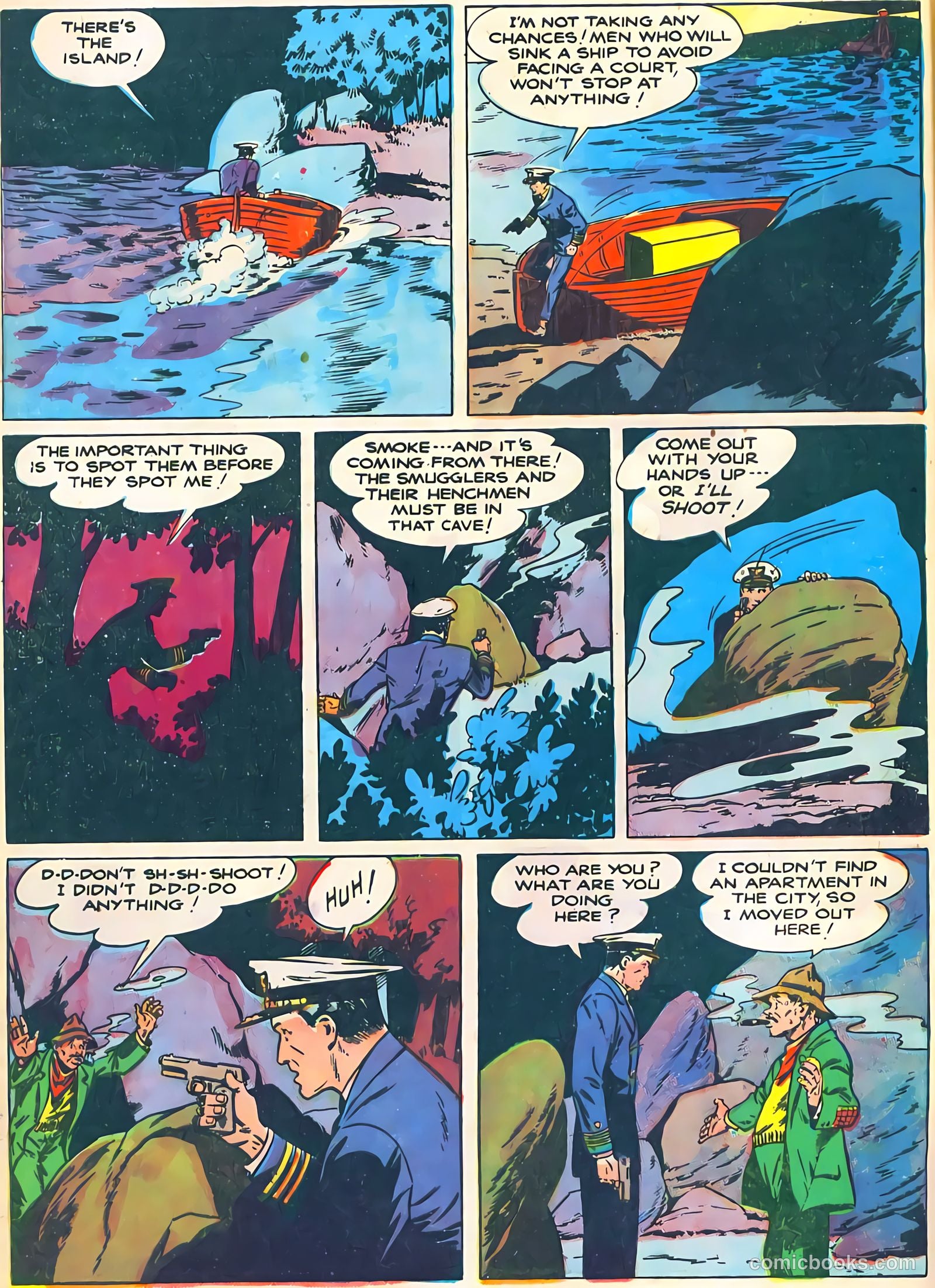 Don Winslow of the Navy #50 (1947, Fawcett) — page 8 of 36