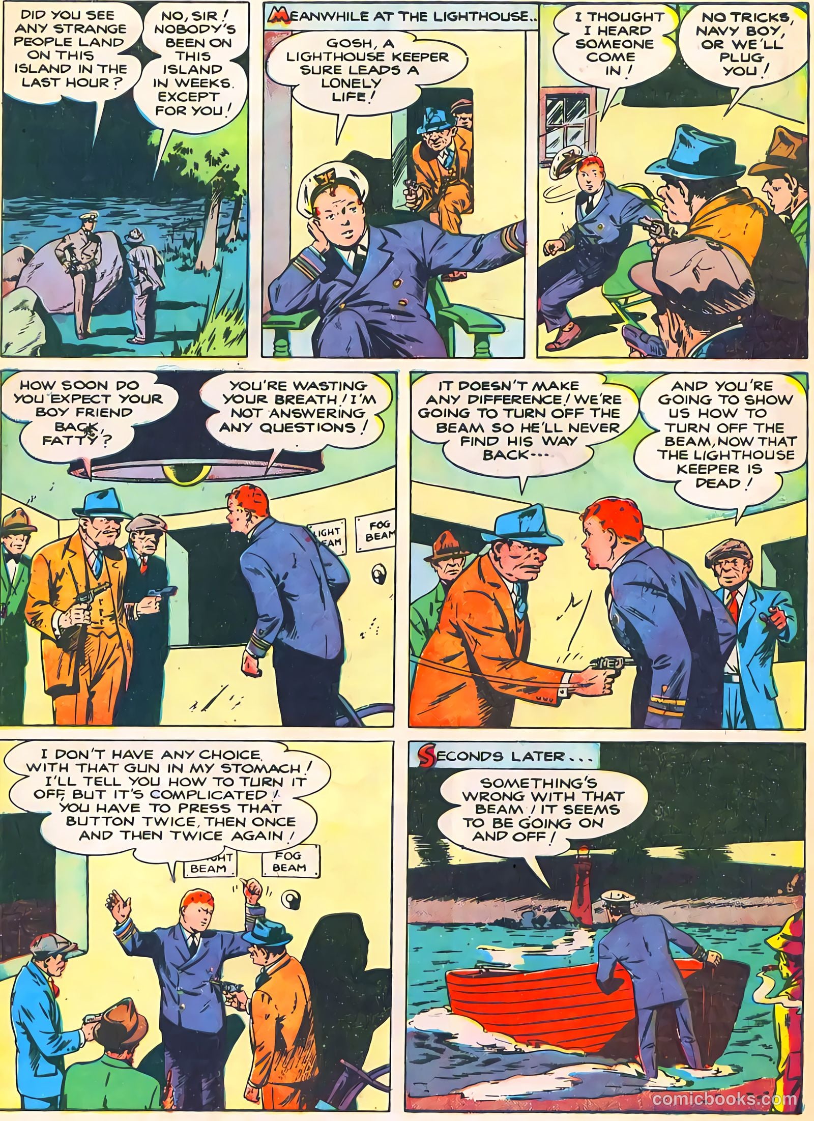 Don Winslow of the Navy #50 (1947, Fawcett) — page 9 of 36