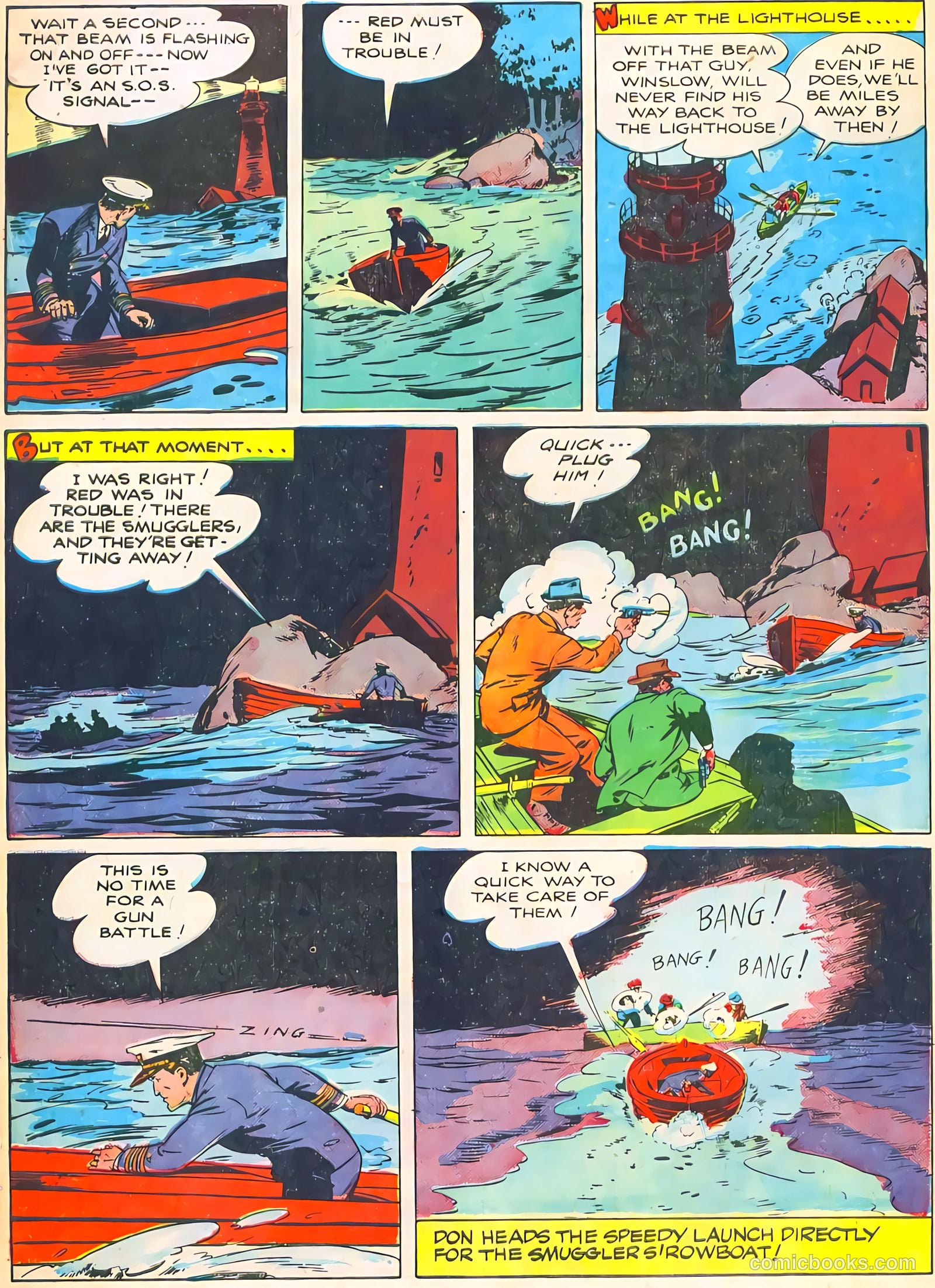 Don Winslow of the Navy #50 (1947, Fawcett) — page 10 of 36