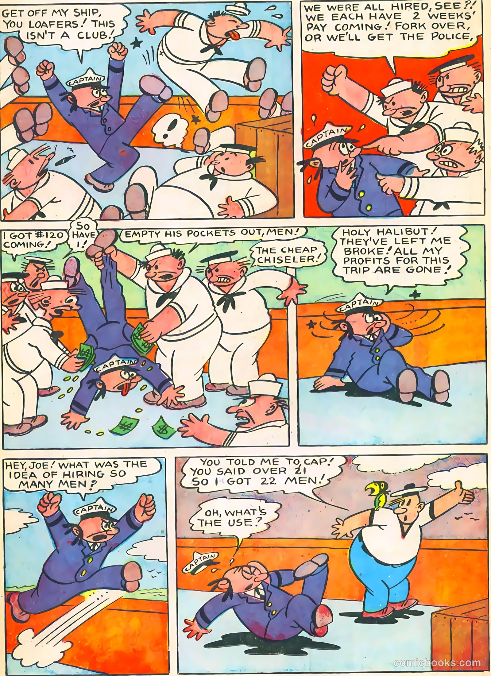 Don Winslow of the Navy #50 (1947, Fawcett) — page 18 of 36