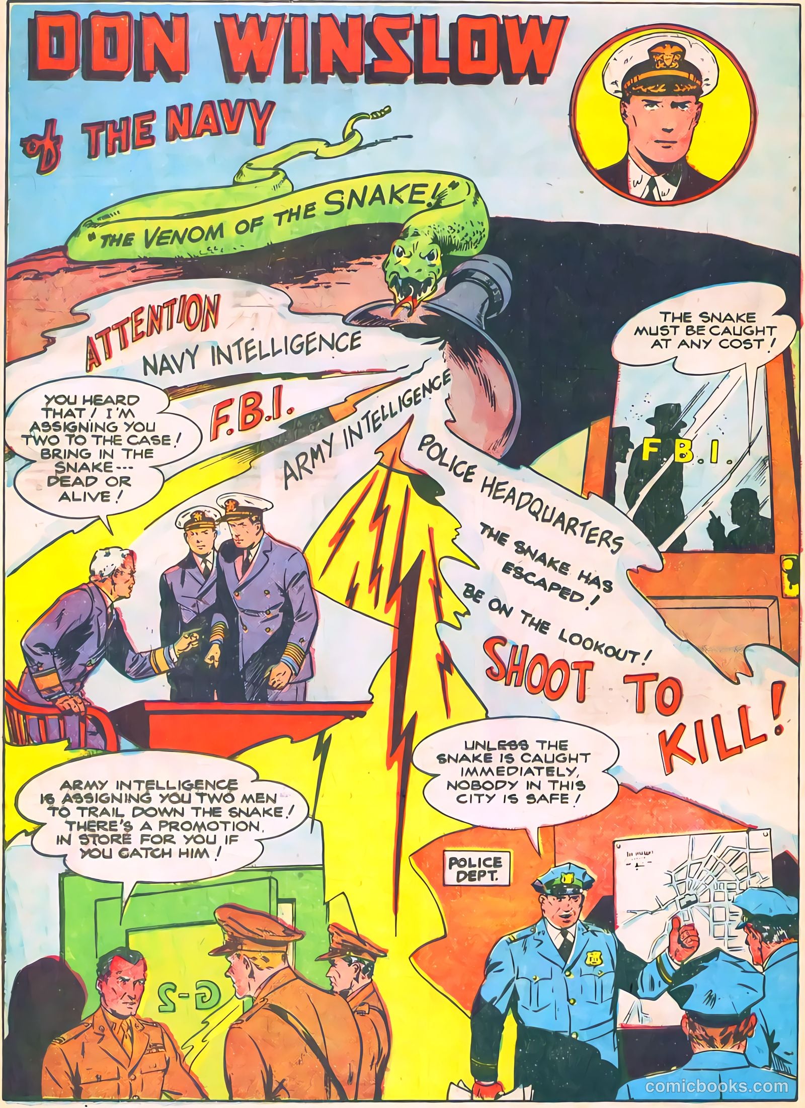 Don Winslow of the Navy #50 (1947, Fawcett) — page 26 of 36