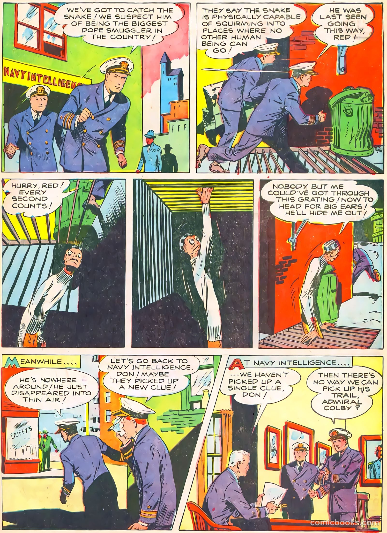 Don Winslow of the Navy #50 (1947, Fawcett) — page 27 of 36