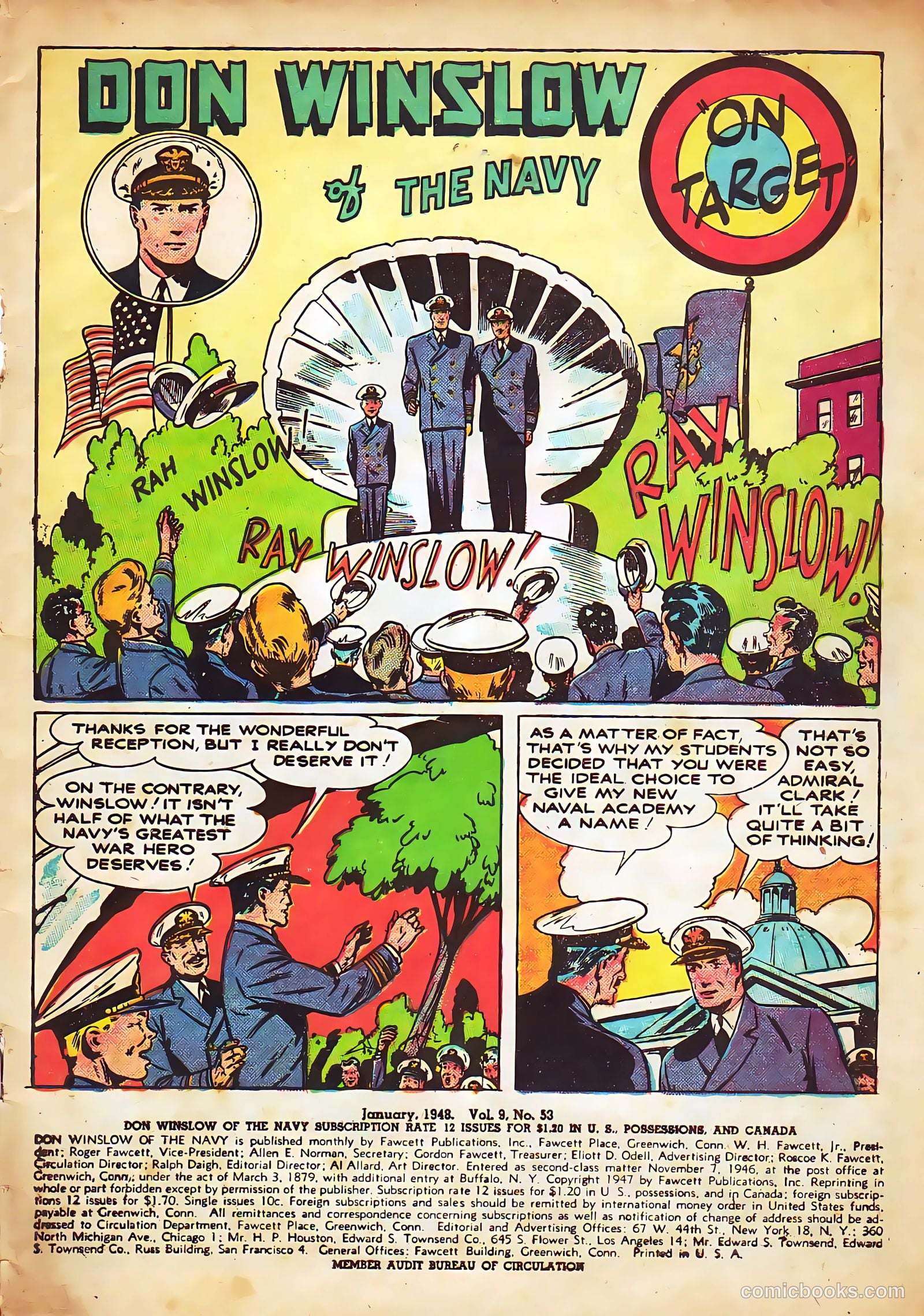Don Winslow of the Navy #53 (1948, Fawcett) — page 3 of 36