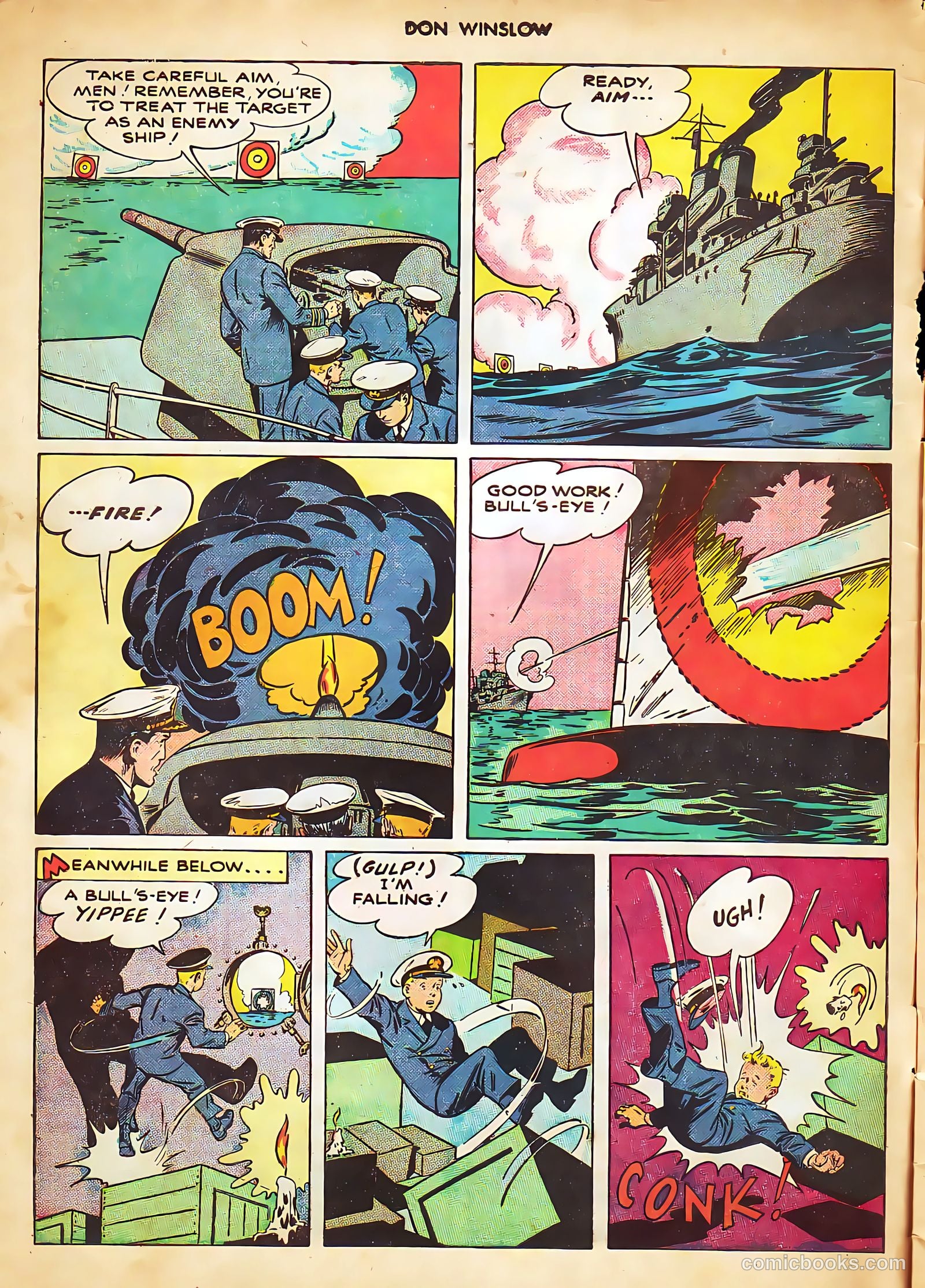 Don Winslow of the Navy #53 (1948, Fawcett) — page 6 of 36
