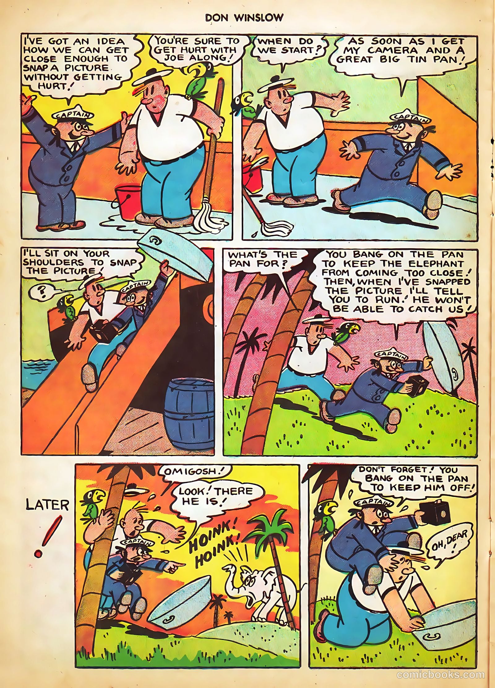 Don Winslow of the Navy #53 (1948, Fawcett) — page 16 of 36
