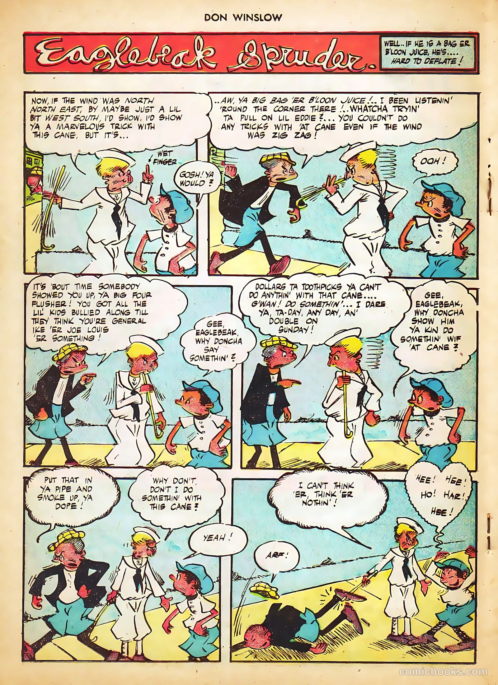Don Winslow of the Navy #53 (1948, Fawcett) — page 18 of 36