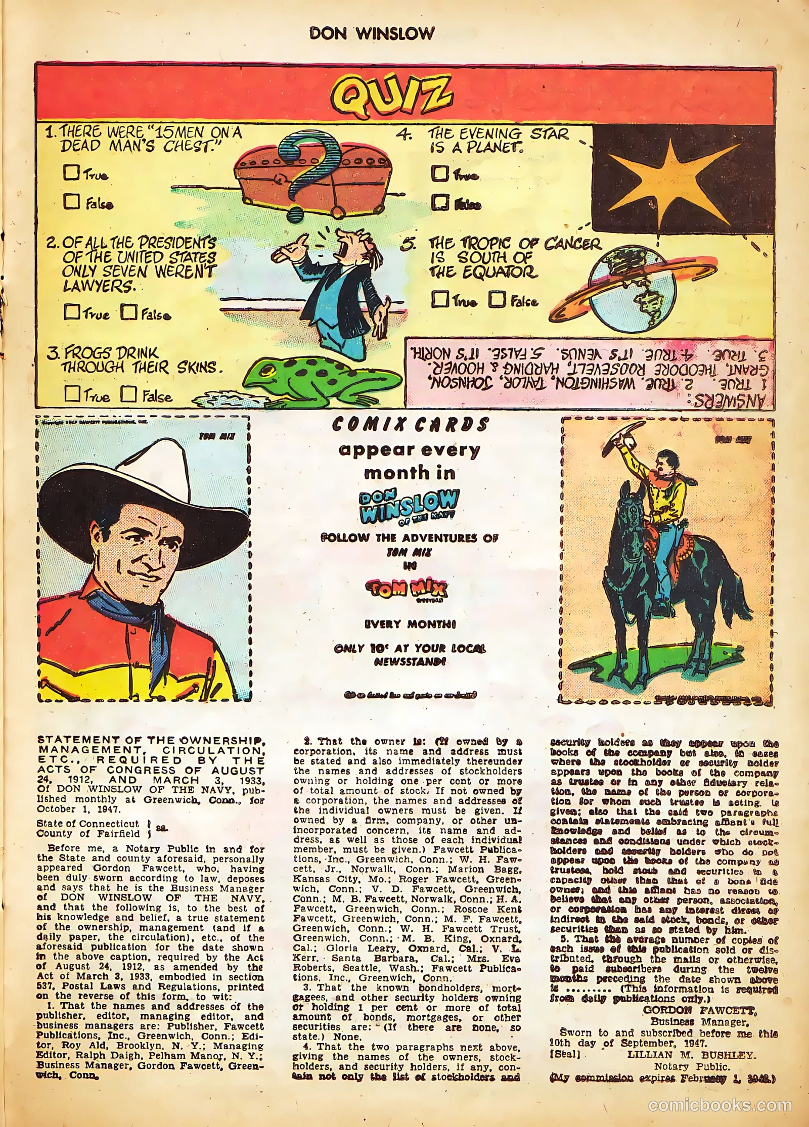 Don Winslow of the Navy #53 (1948, Fawcett) — page 21 of 36