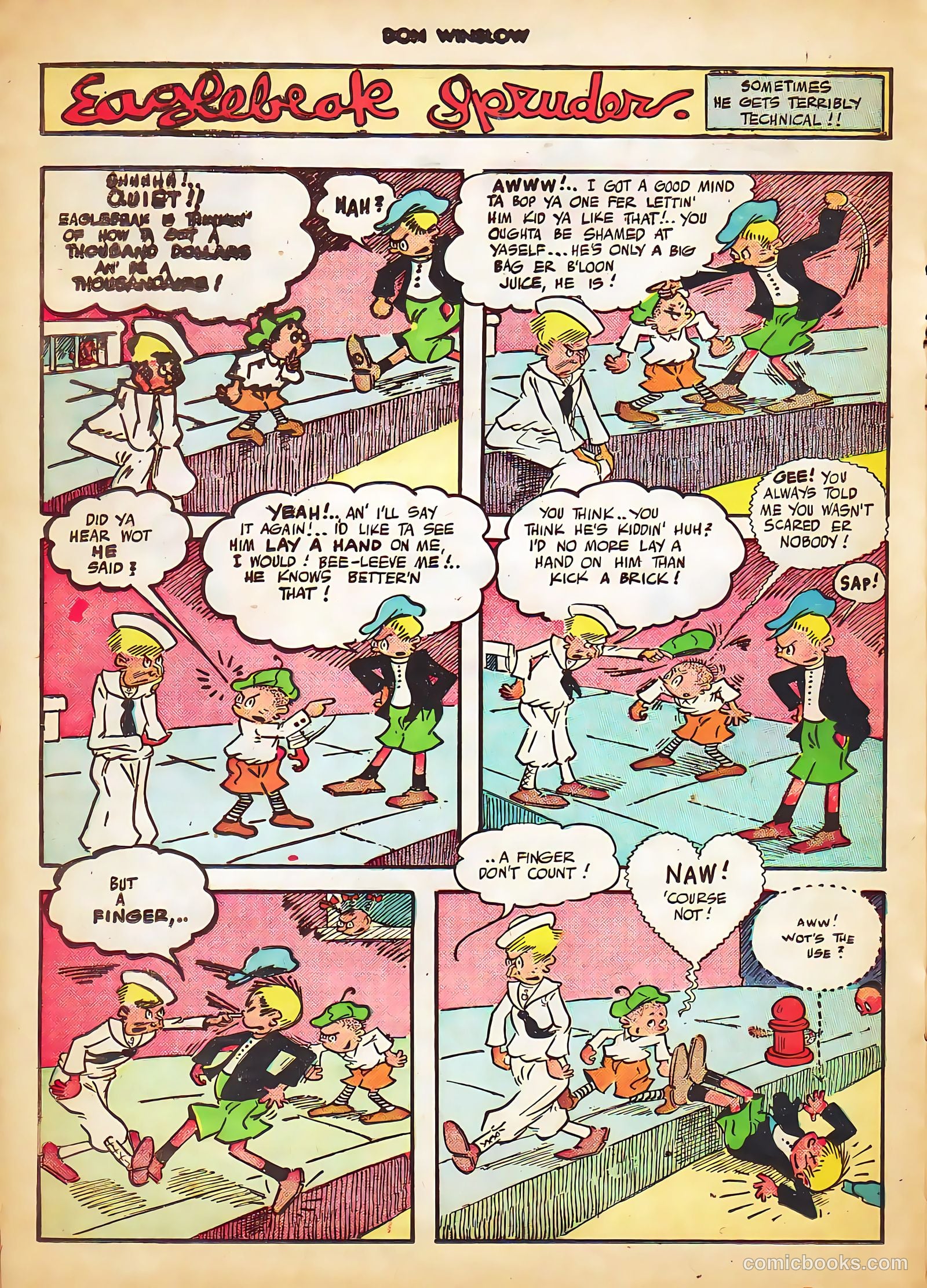 Don Winslow of the Navy #53 (1948, Fawcett) — page 22 of 36