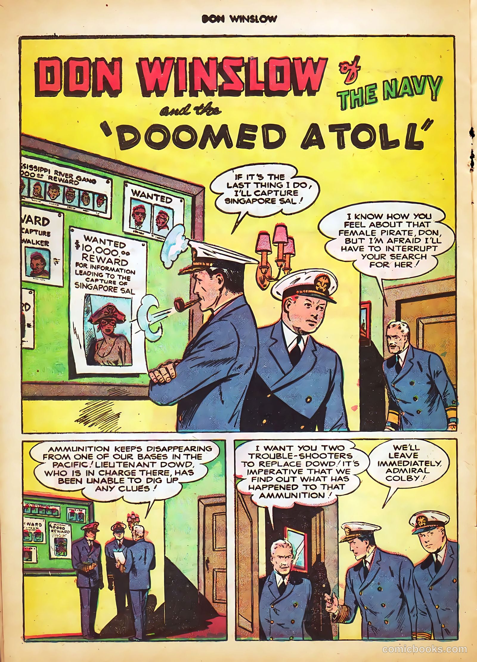 Don Winslow of the Navy #53 (1948, Fawcett) — page 24 of 36