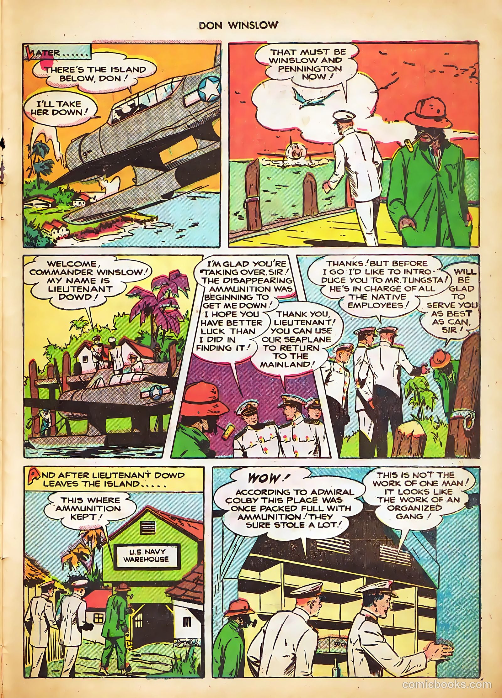Don Winslow of the Navy #53 (1948, Fawcett) — page 25 of 36