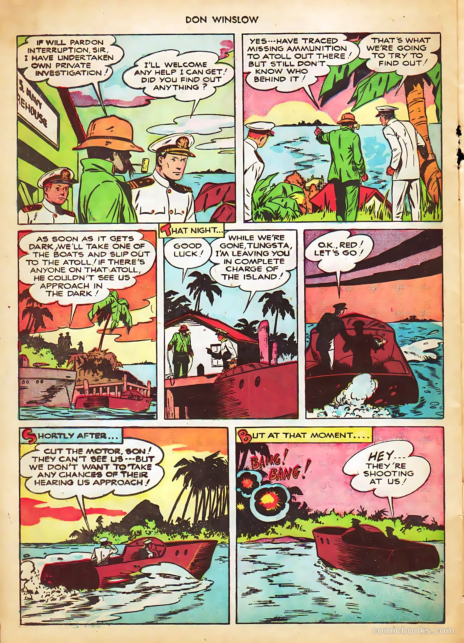 Don Winslow of the Navy #53 (1948, Fawcett) — page 26 of 36