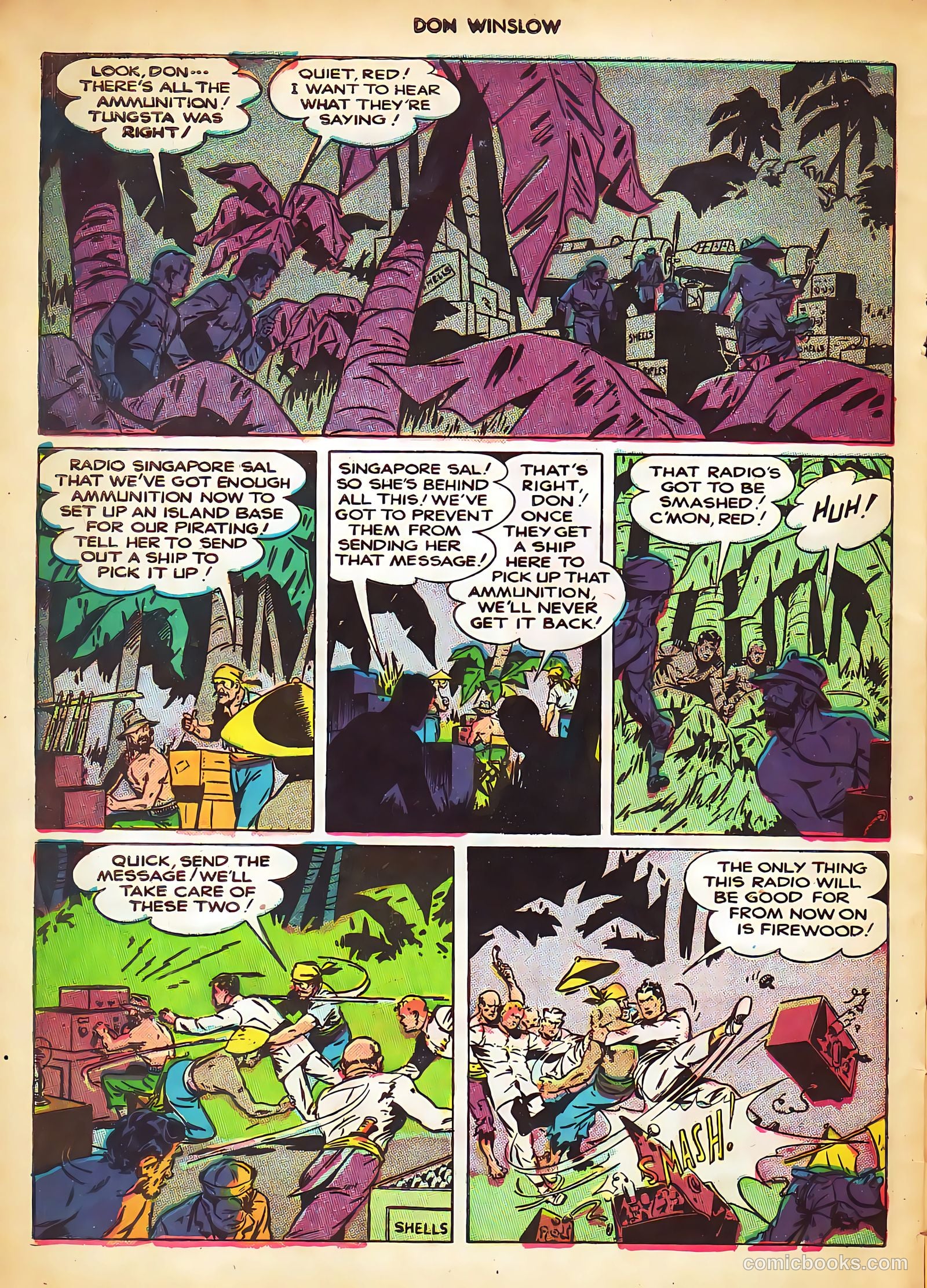 Don Winslow of the Navy #53 (1948, Fawcett) — page 28 of 36