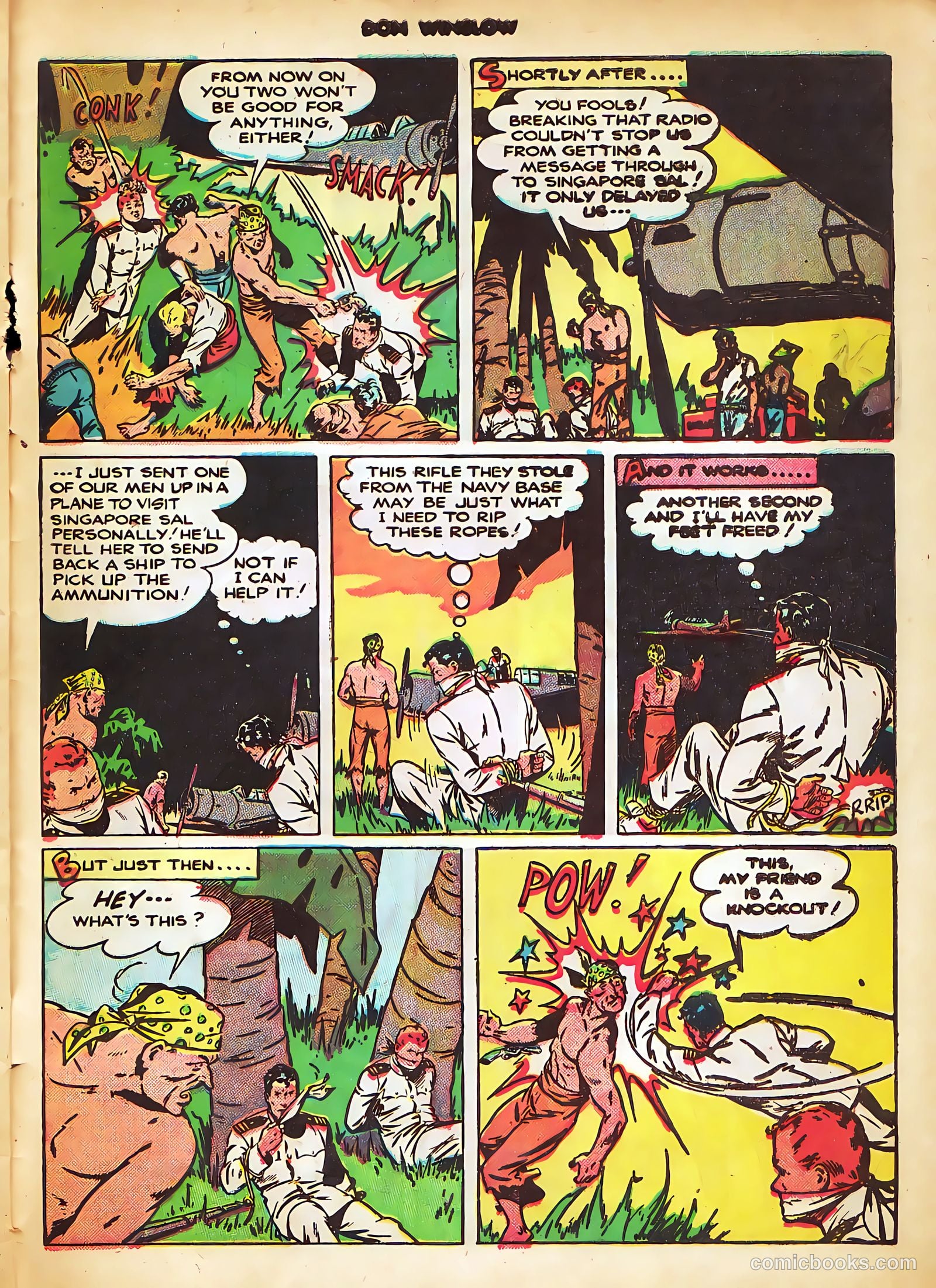 Don Winslow of the Navy #53 (1948, Fawcett) — page 29 of 36