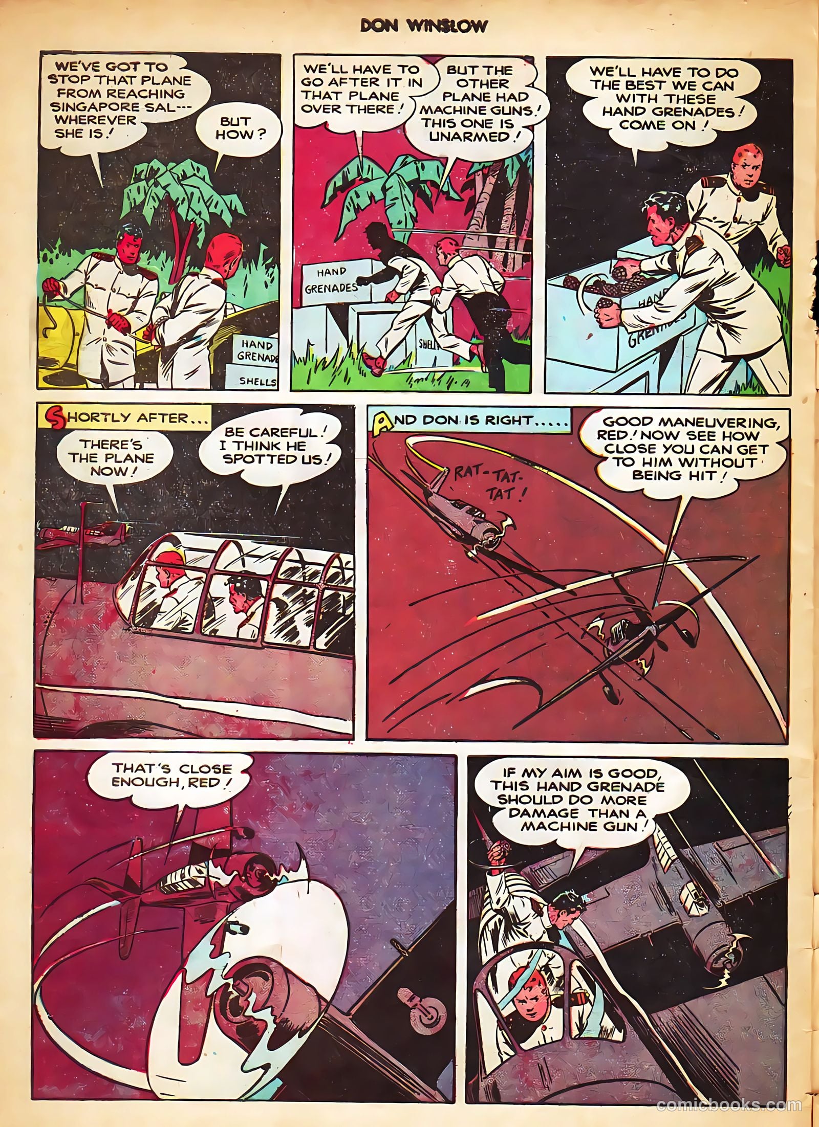 Don Winslow of the Navy #53 (1948, Fawcett) — page 30 of 36