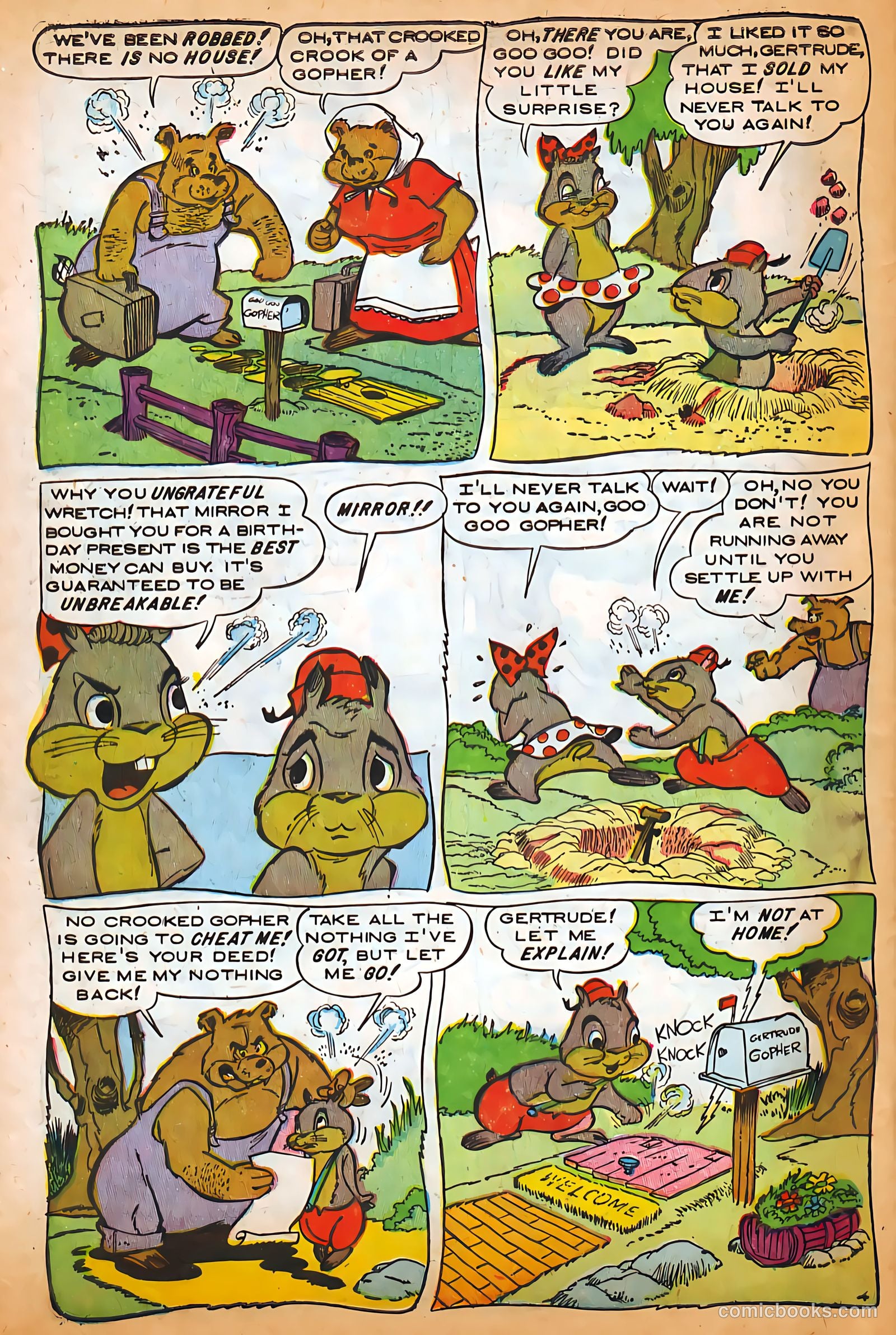 Dover the Bird #1 (1955) — page 34 of 36