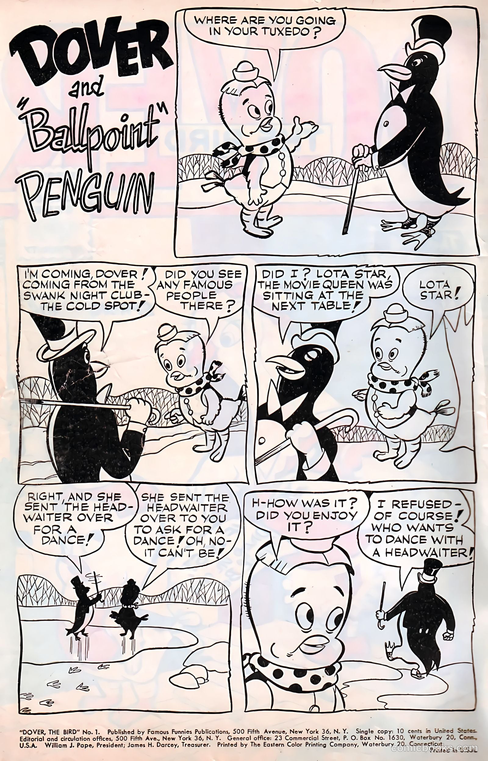 Dover the Bird #1 (1953) — page 2 of 37