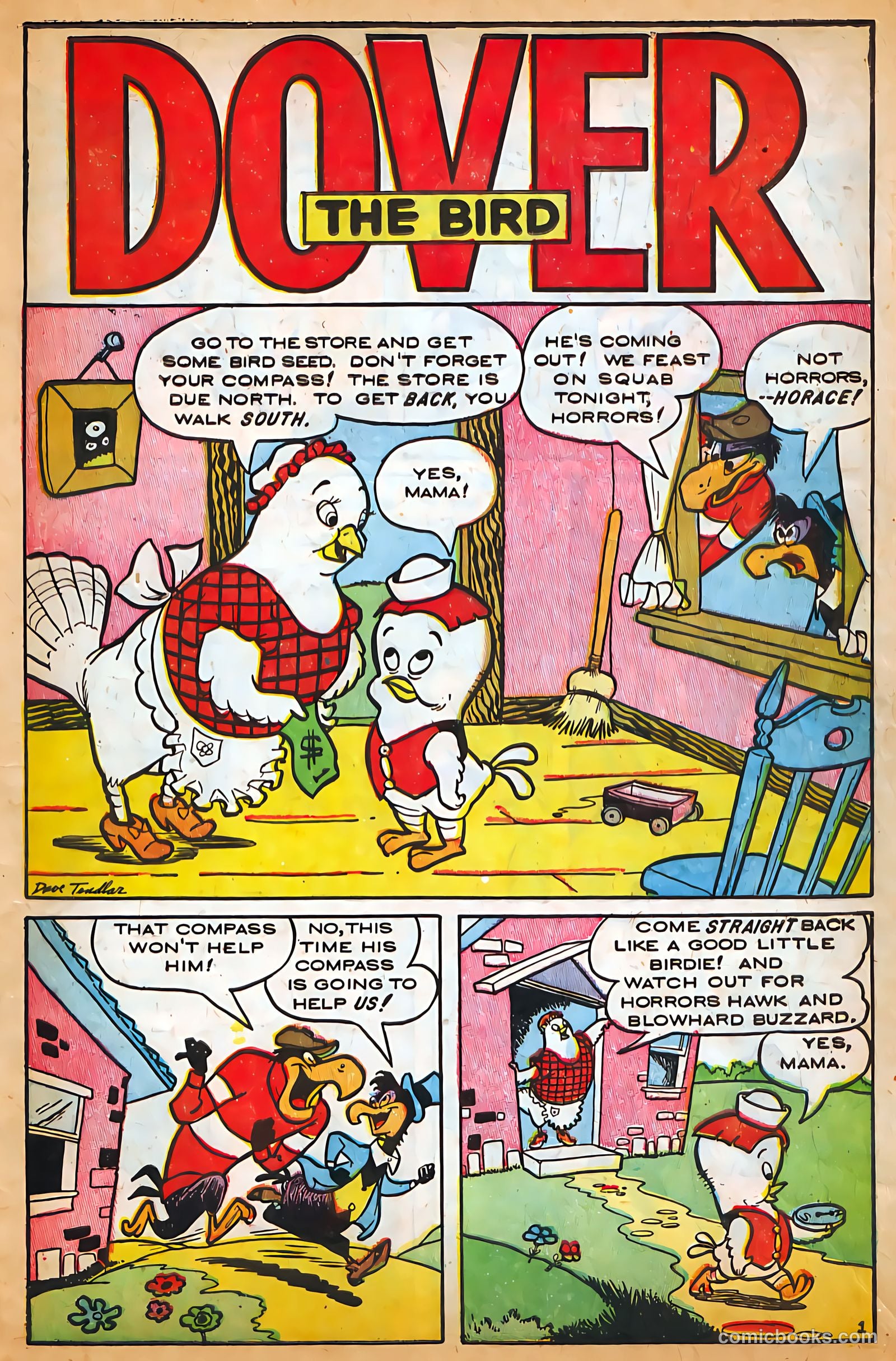 Dover the Bird #1 (1953) — page 3 of 37