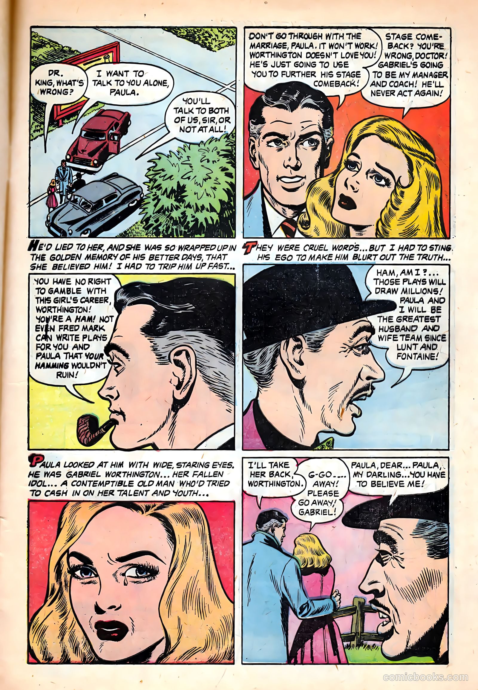 Dr. Anthony King, Hollywood Love Doctor #4 (1954) — page 9 of 36