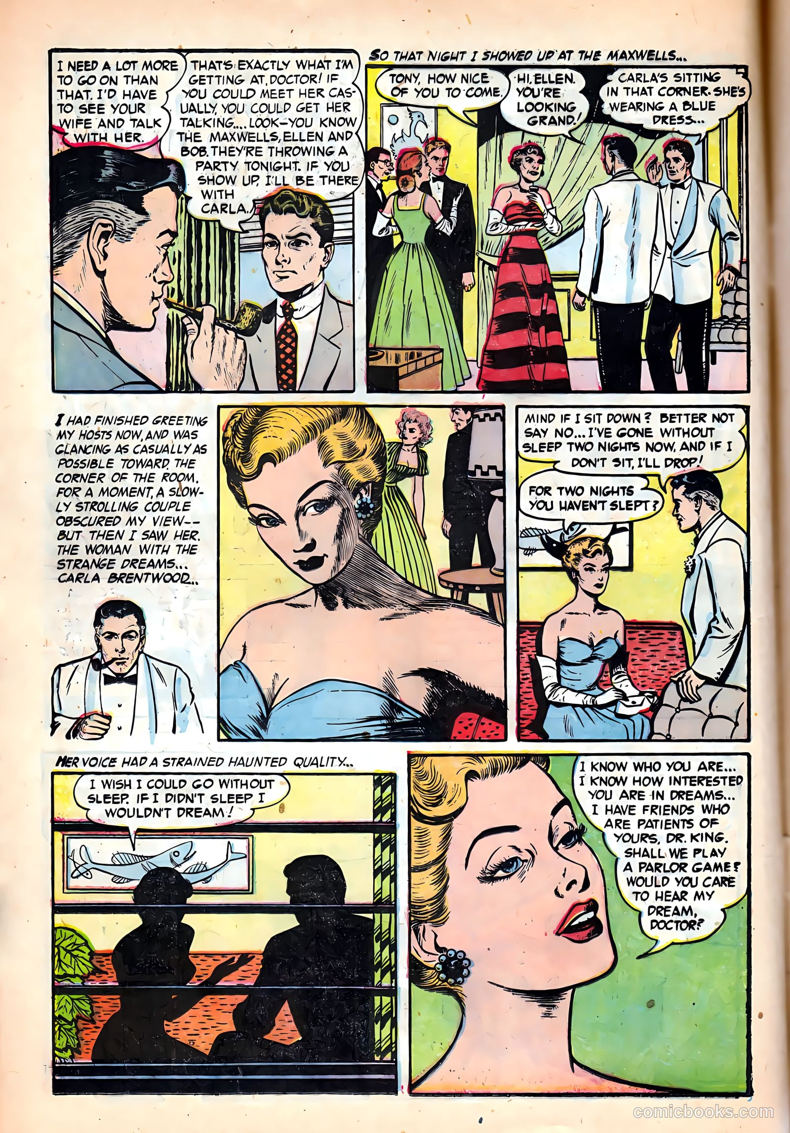 Dr. Anthony King, Hollywood Love Doctor #4 (1954) — page 12 of 36
