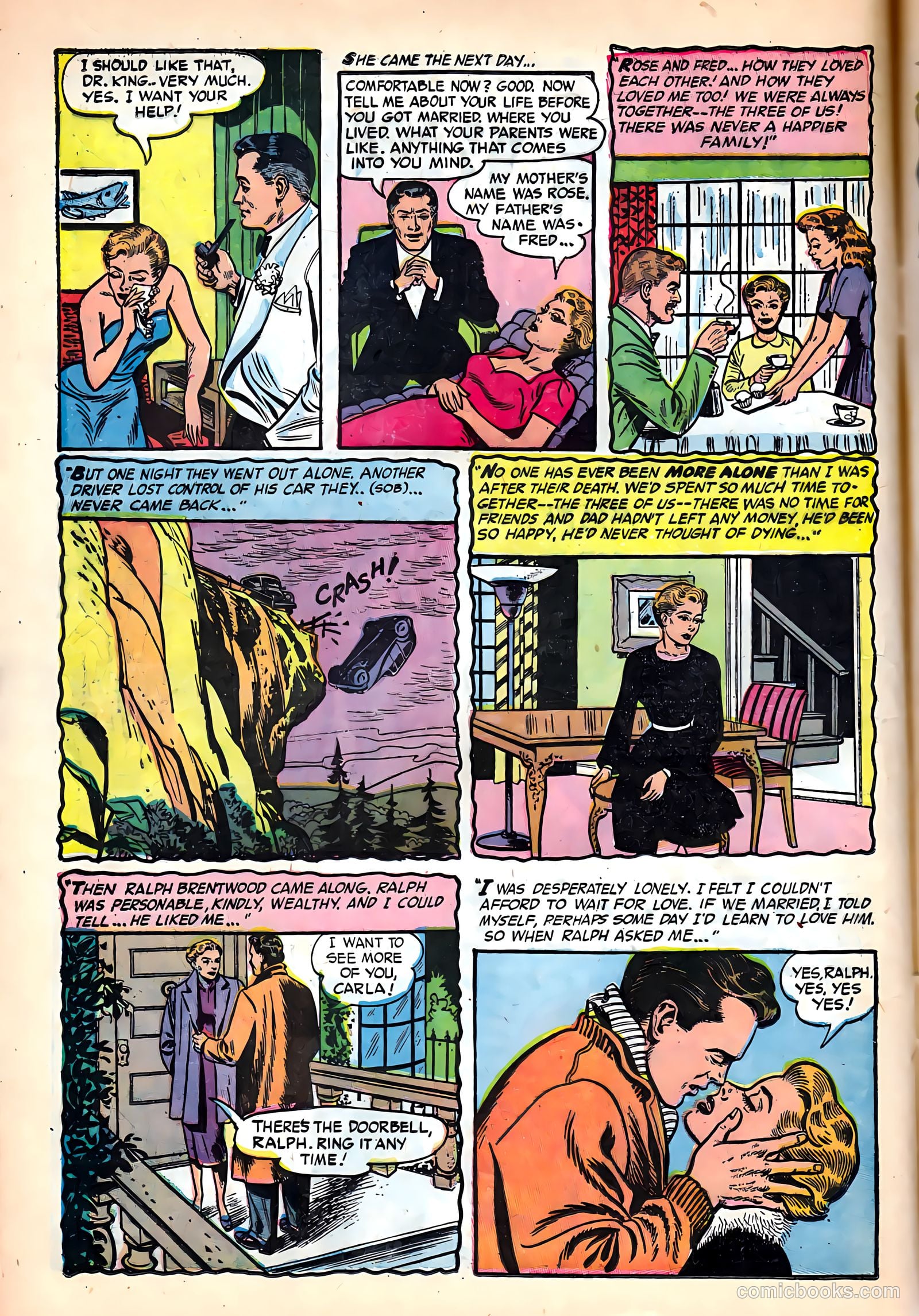 Dr. Anthony King, Hollywood Love Doctor #4 (1954) — page 14 of 36