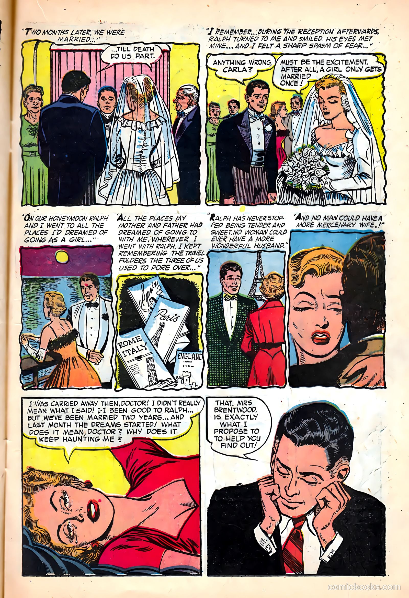Dr. Anthony King, Hollywood Love Doctor #4 (1954) — page 15 of 36