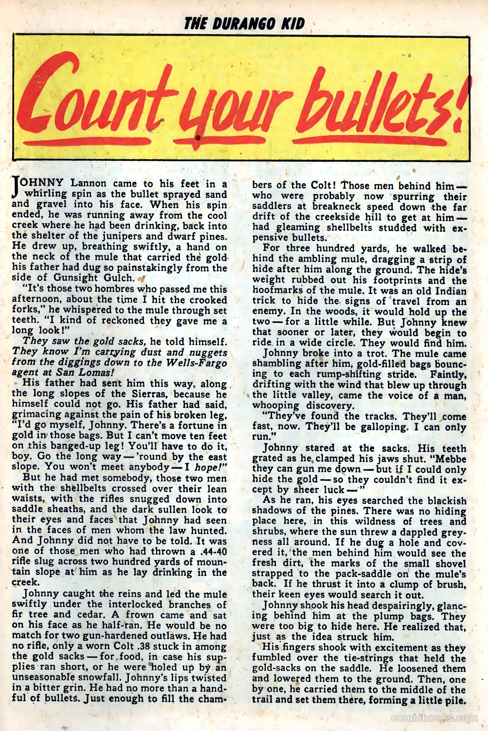 Durango Kid #5 (1950) — page 25 of 36