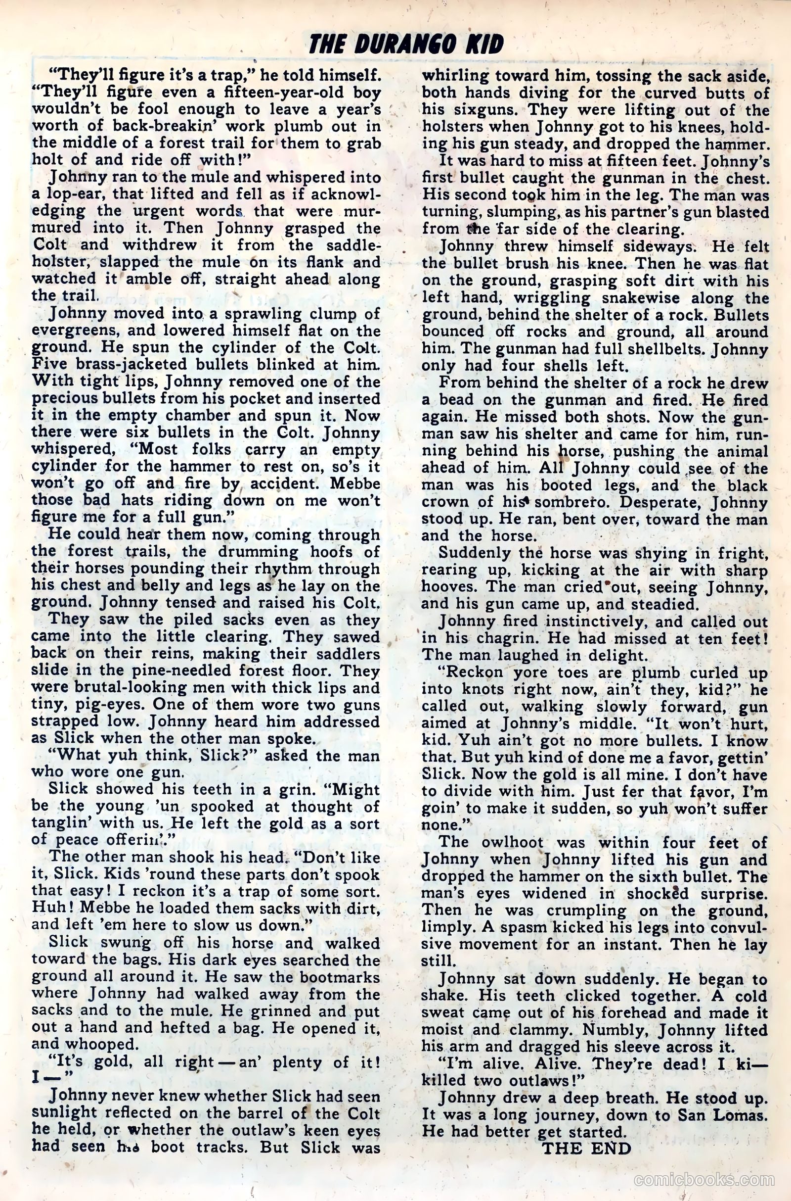 Durango Kid #5 (1950) — page 26 of 36