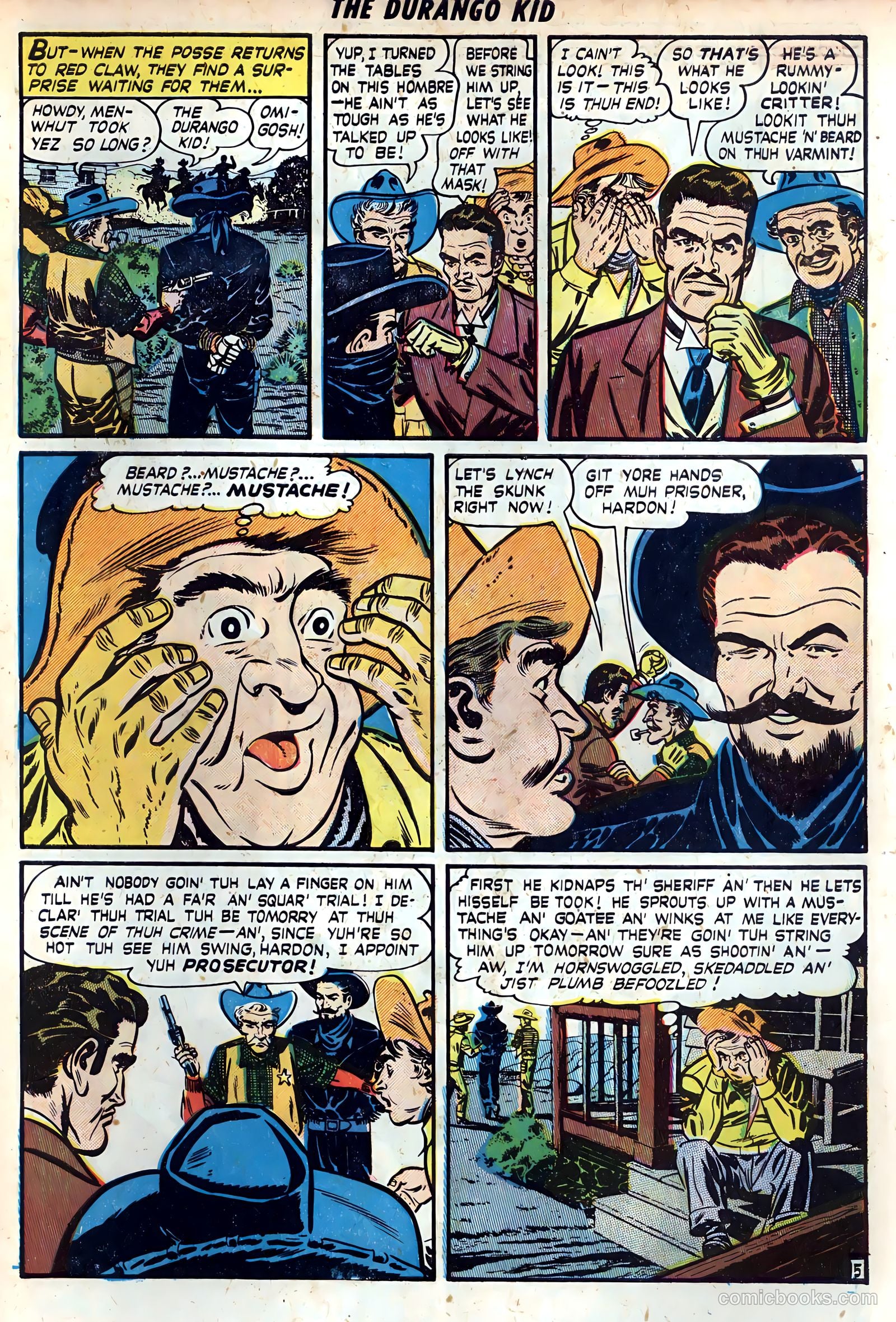 Durango Kid #5 (1950) — page 31 of 36