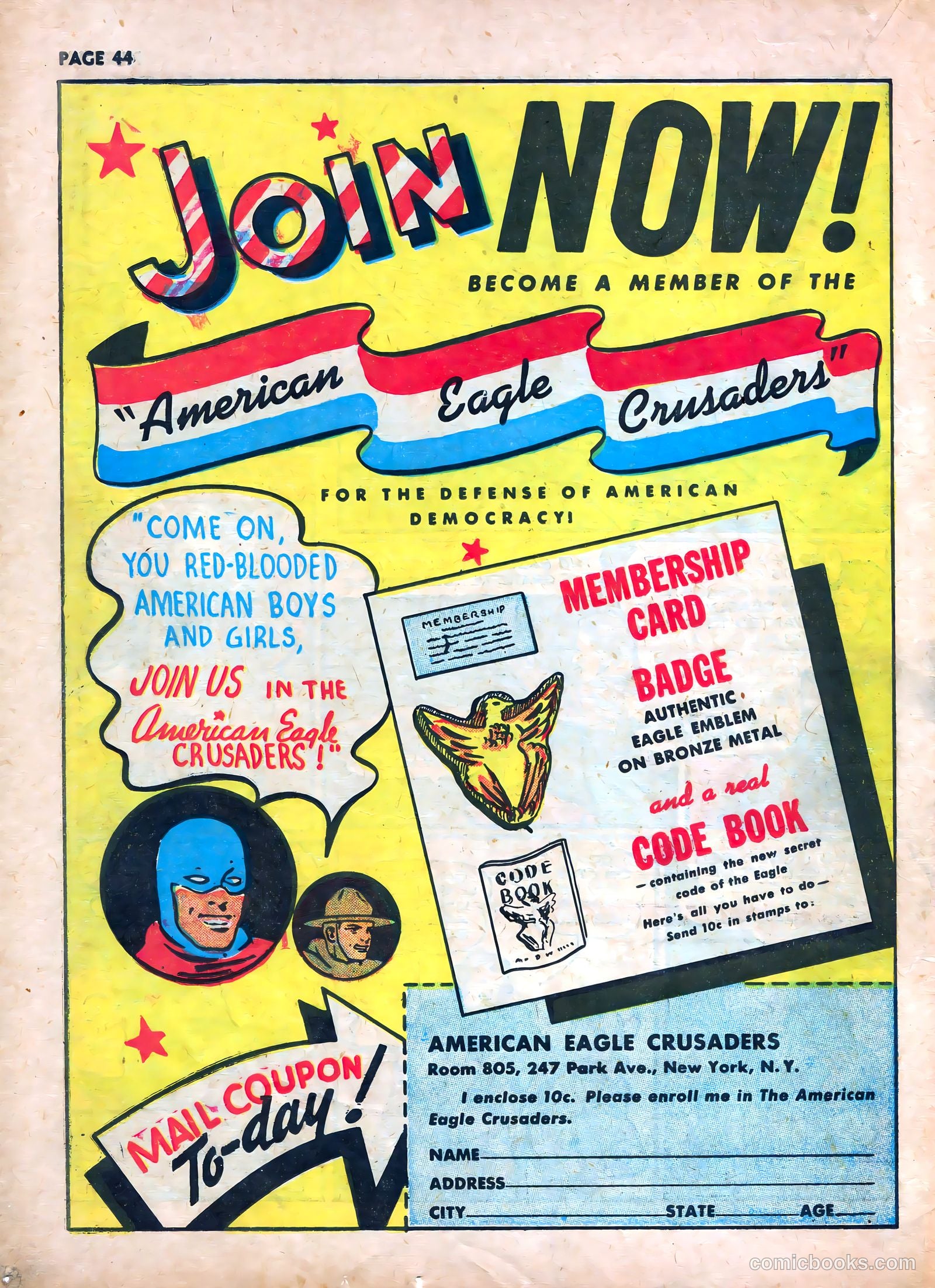 Eagle #1 (1962) — page 46 of 68