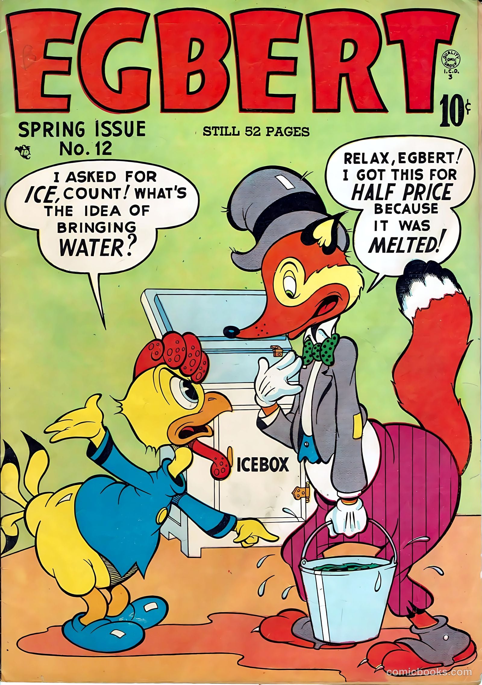 Egbert #12 cover