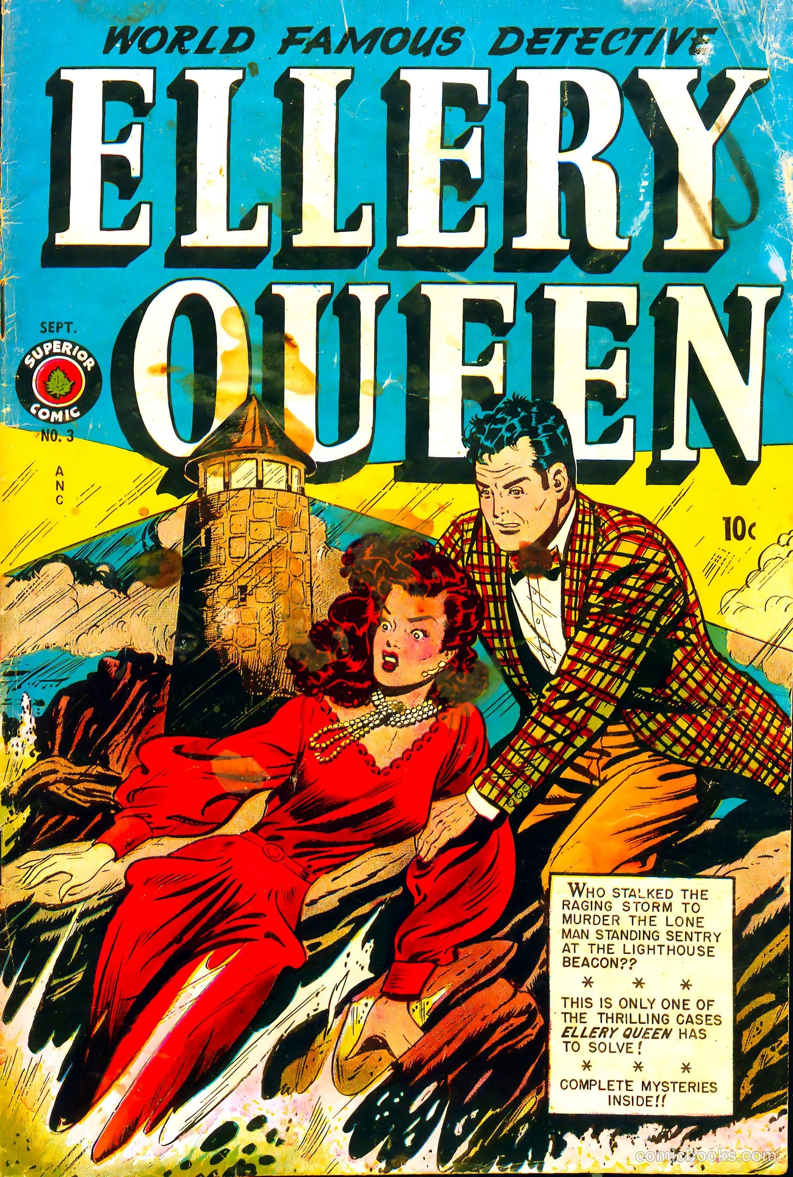 Ellery Queen #3 cover