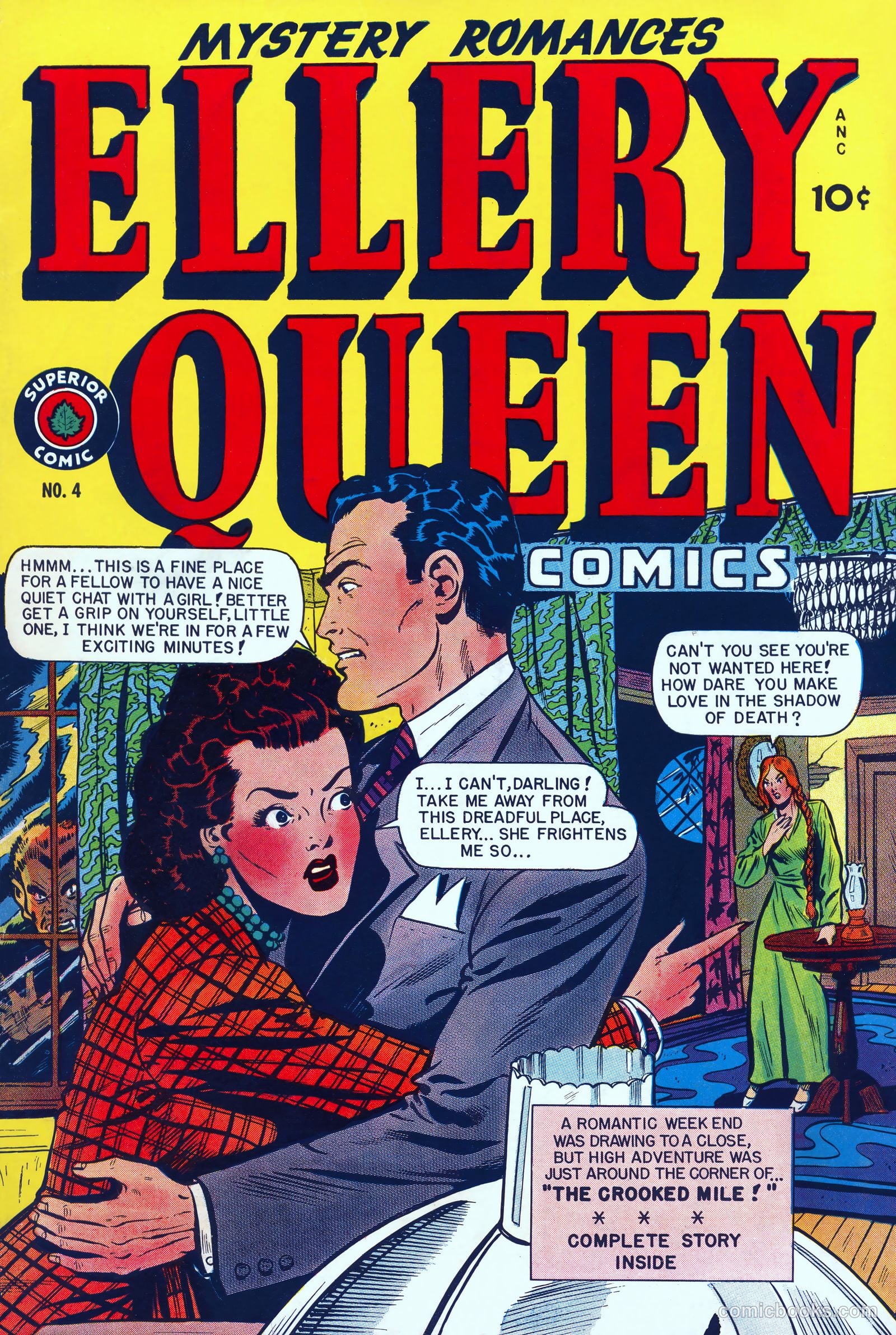 Ellery Queen #4 cover