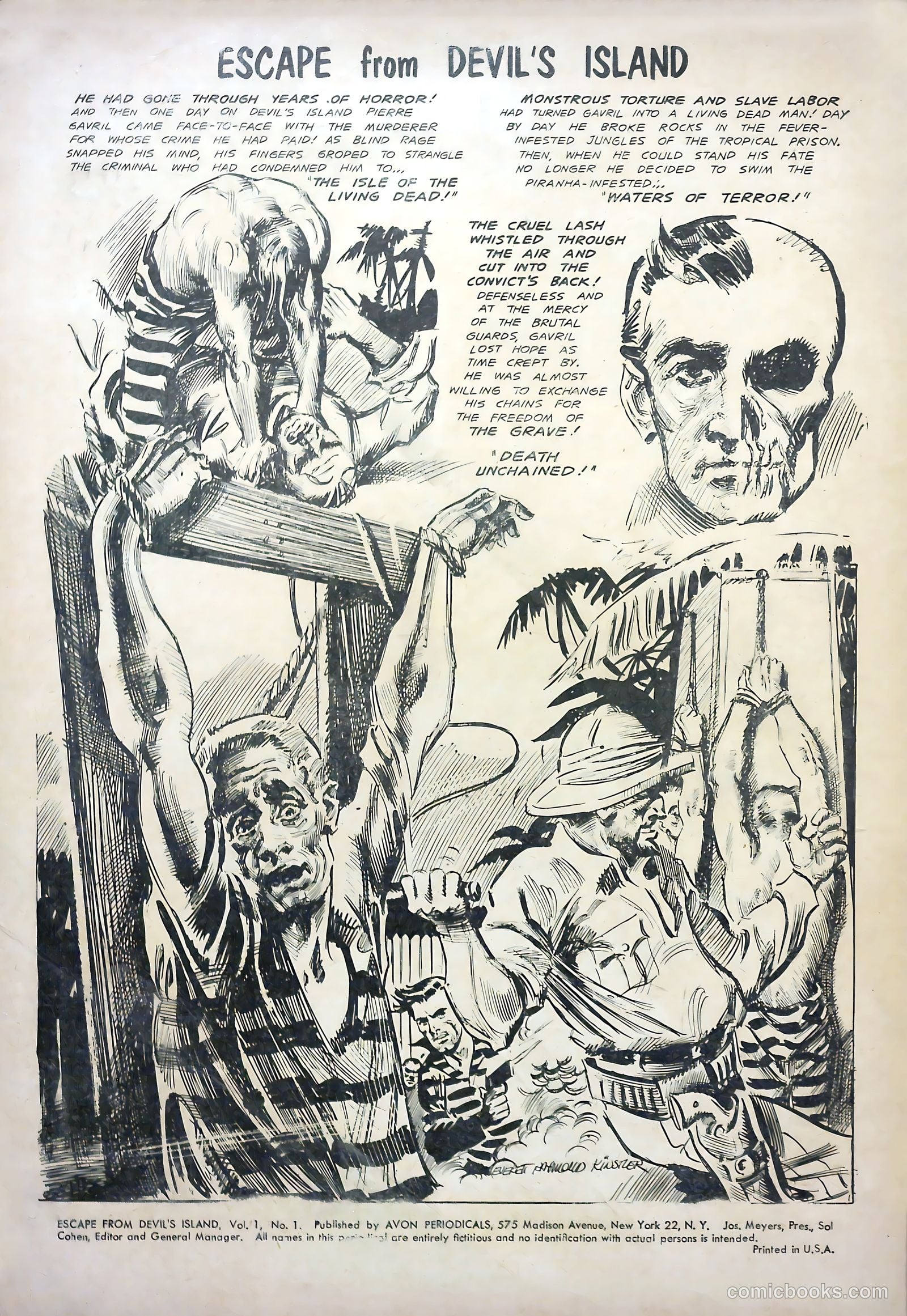 Escape from Devil's Island #1 (1952) — page 2 of 36