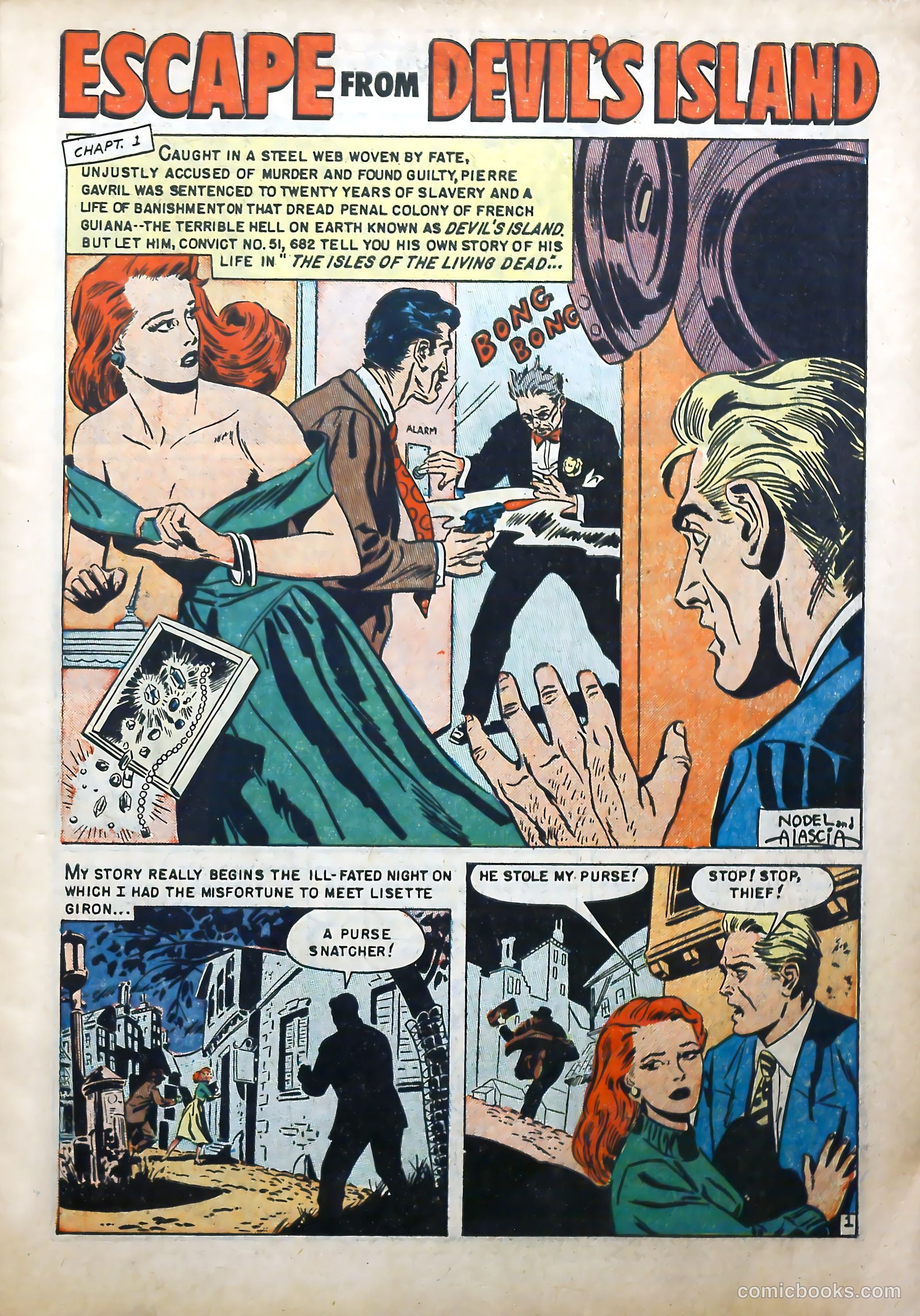 Escape from Devil's Island #1 (1952) — page 3 of 36