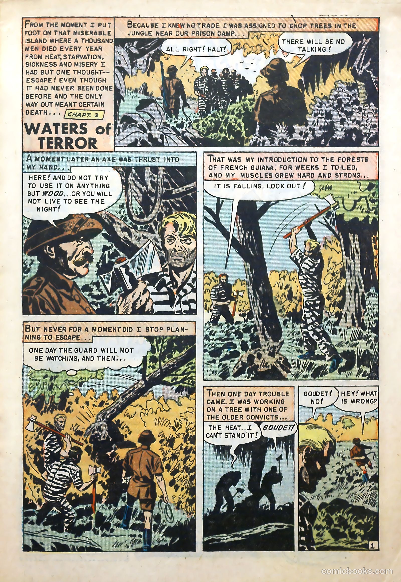 Escape from Devil's Island #1 (1952) — page 9 of 36