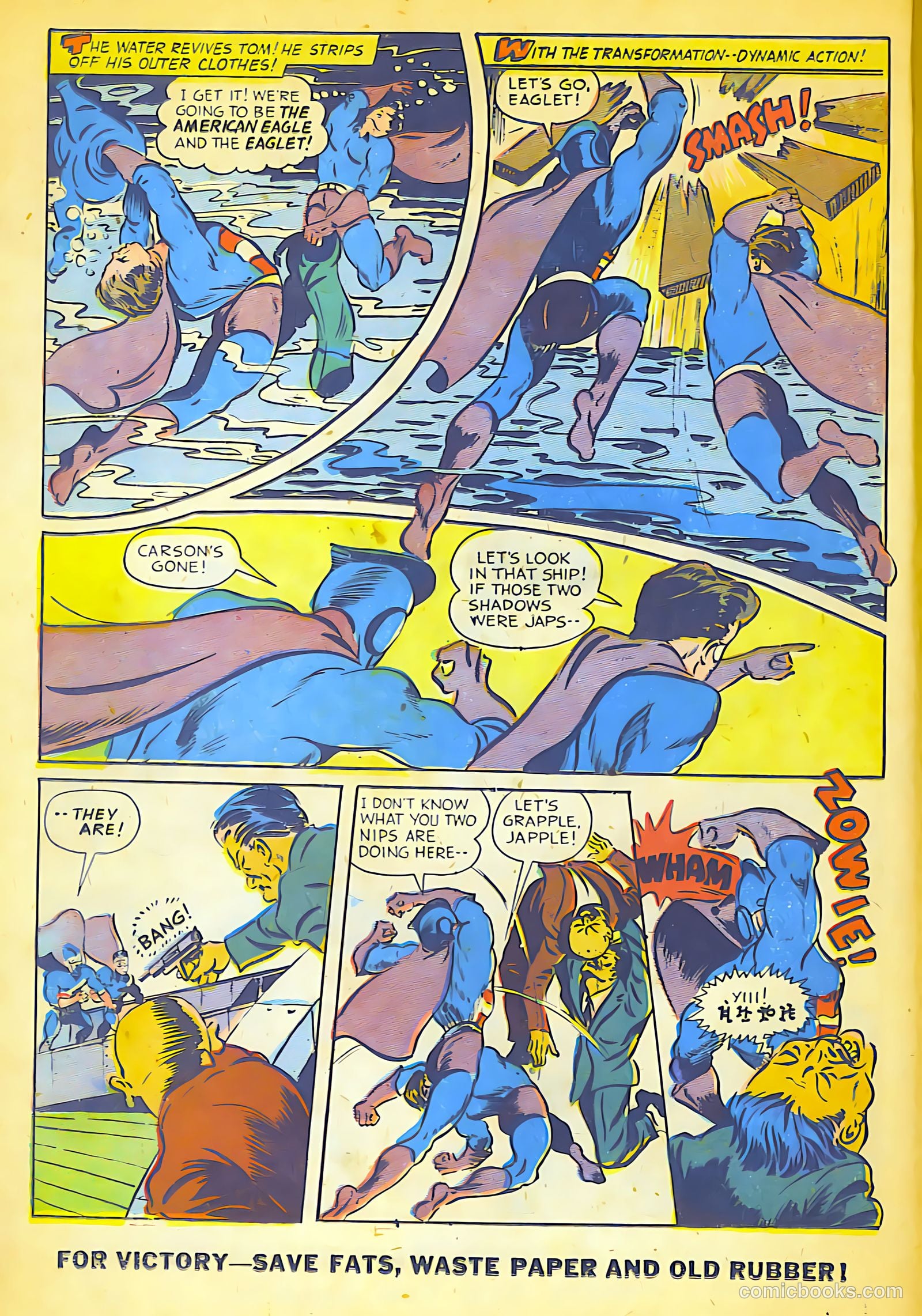 Exciting Comics #32 (1944) — page 19 of 53