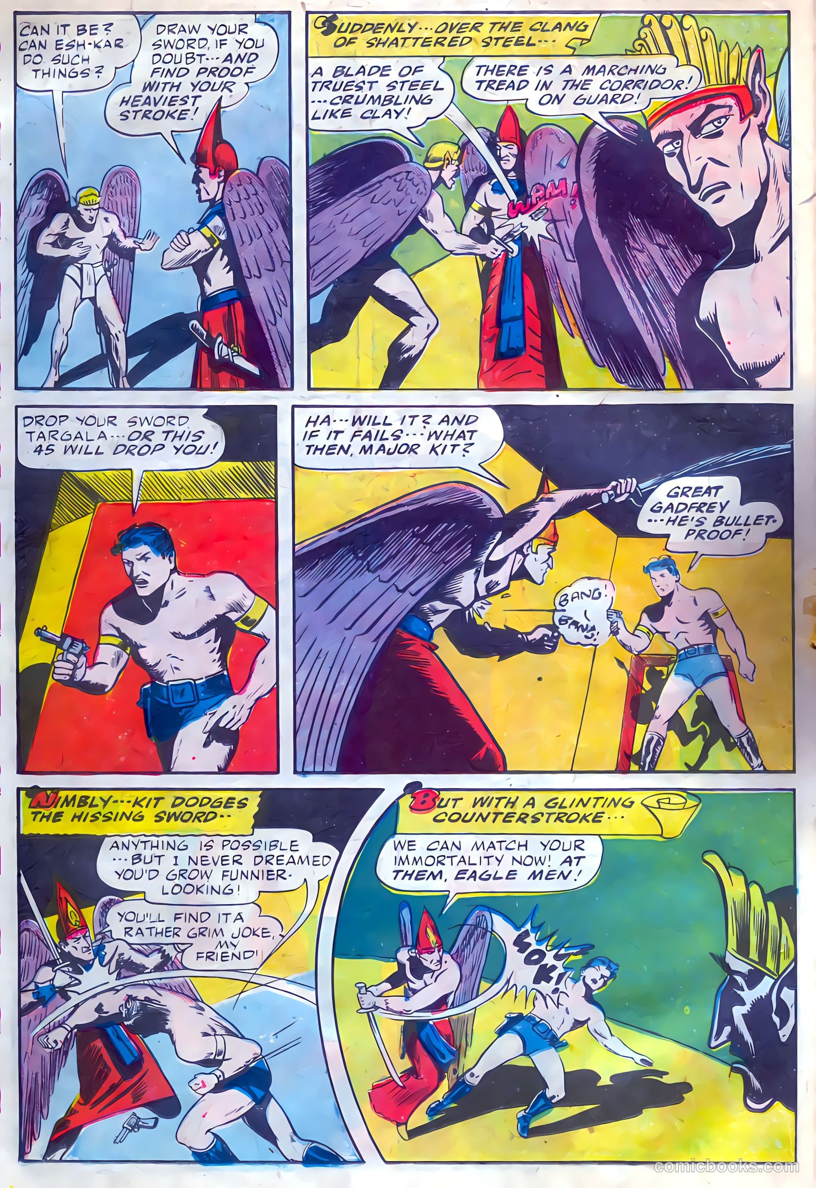 Exciting Comics #46 (1946) — page 22 of 52