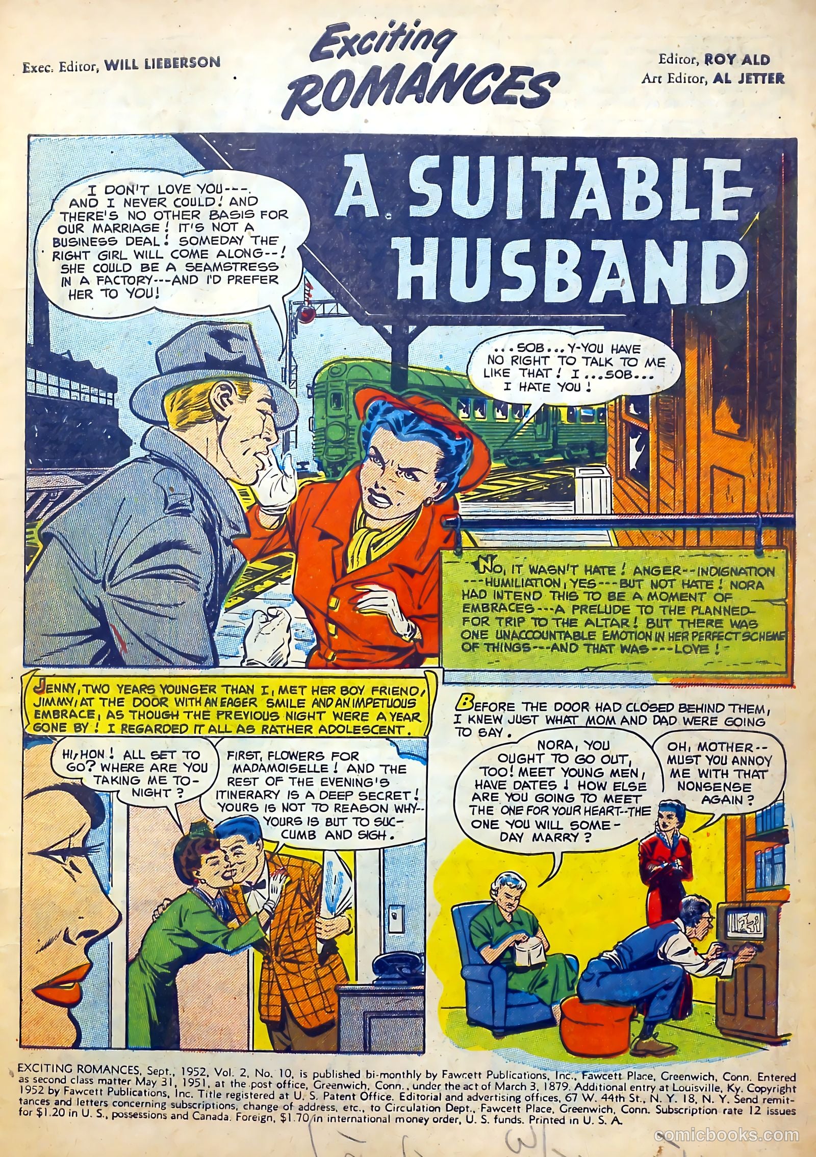 Exciting Romances #10 (1952) — page 3 of 37