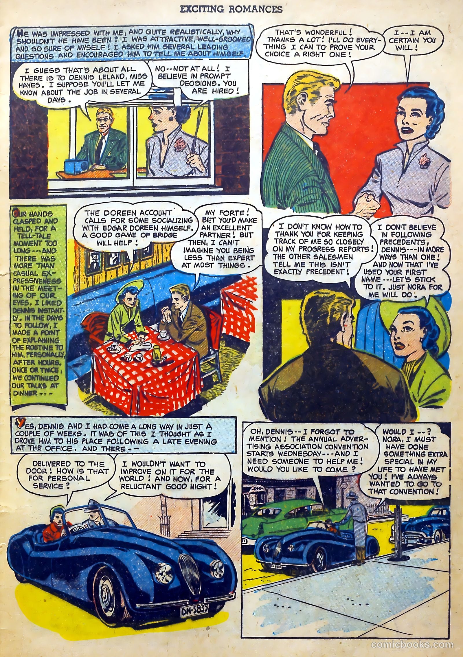 Exciting Romances #10 (1952) — page 5 of 37