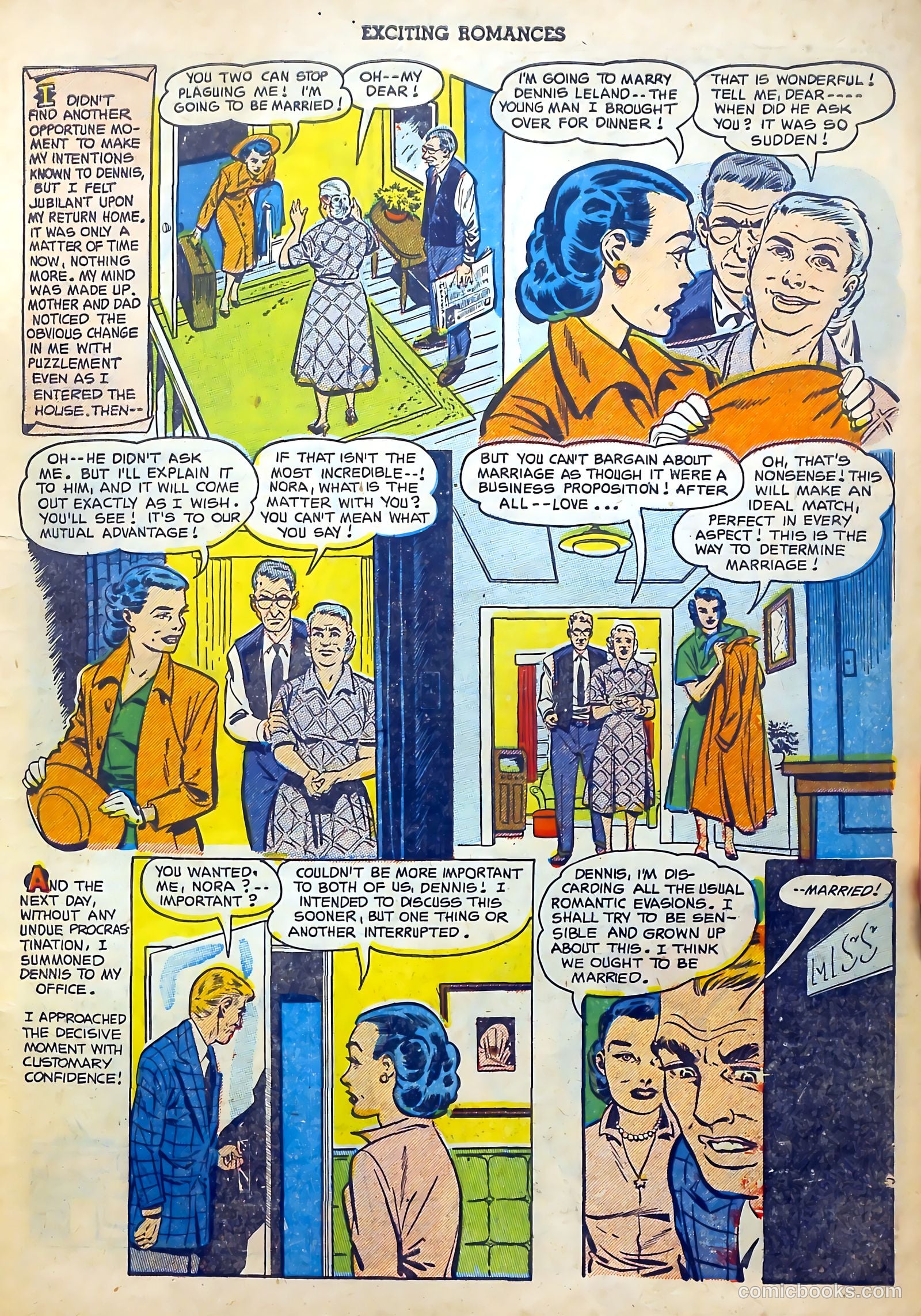 Exciting Romances #10 (1952) — page 7 of 37