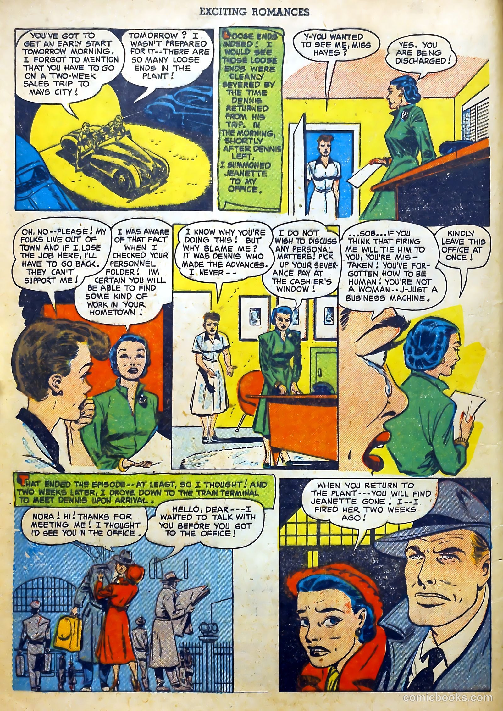 Exciting Romances #10 (1952) — page 12 of 37