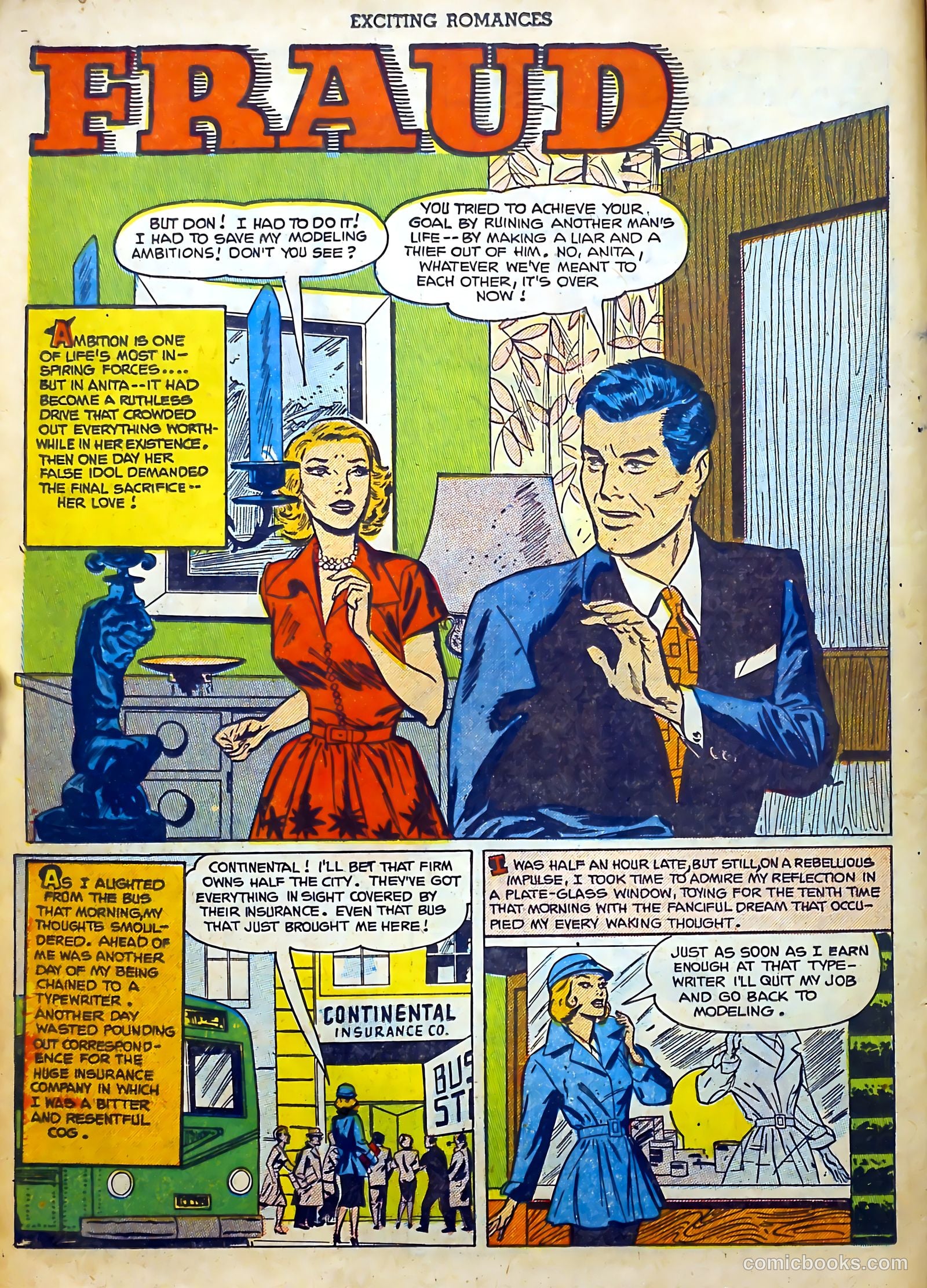 Exciting Romances #10 (1952) — page 14 of 37