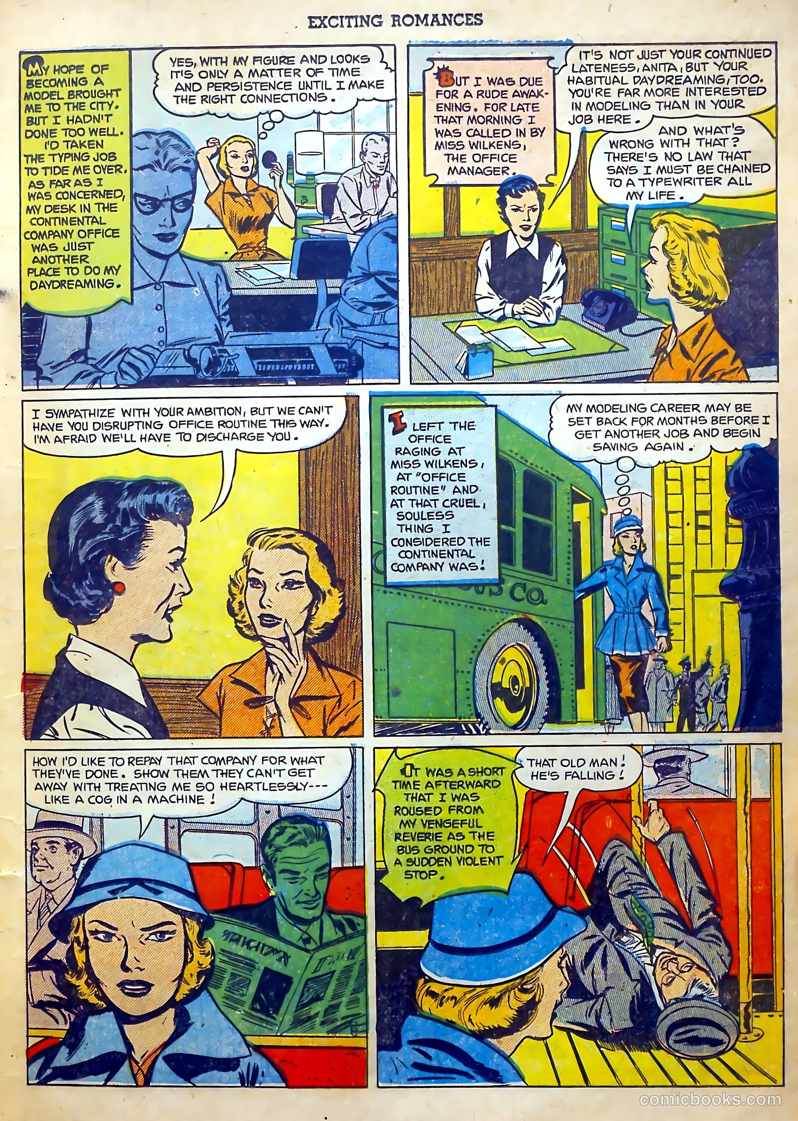 Exciting Romances #10 (1952) — page 15 of 37