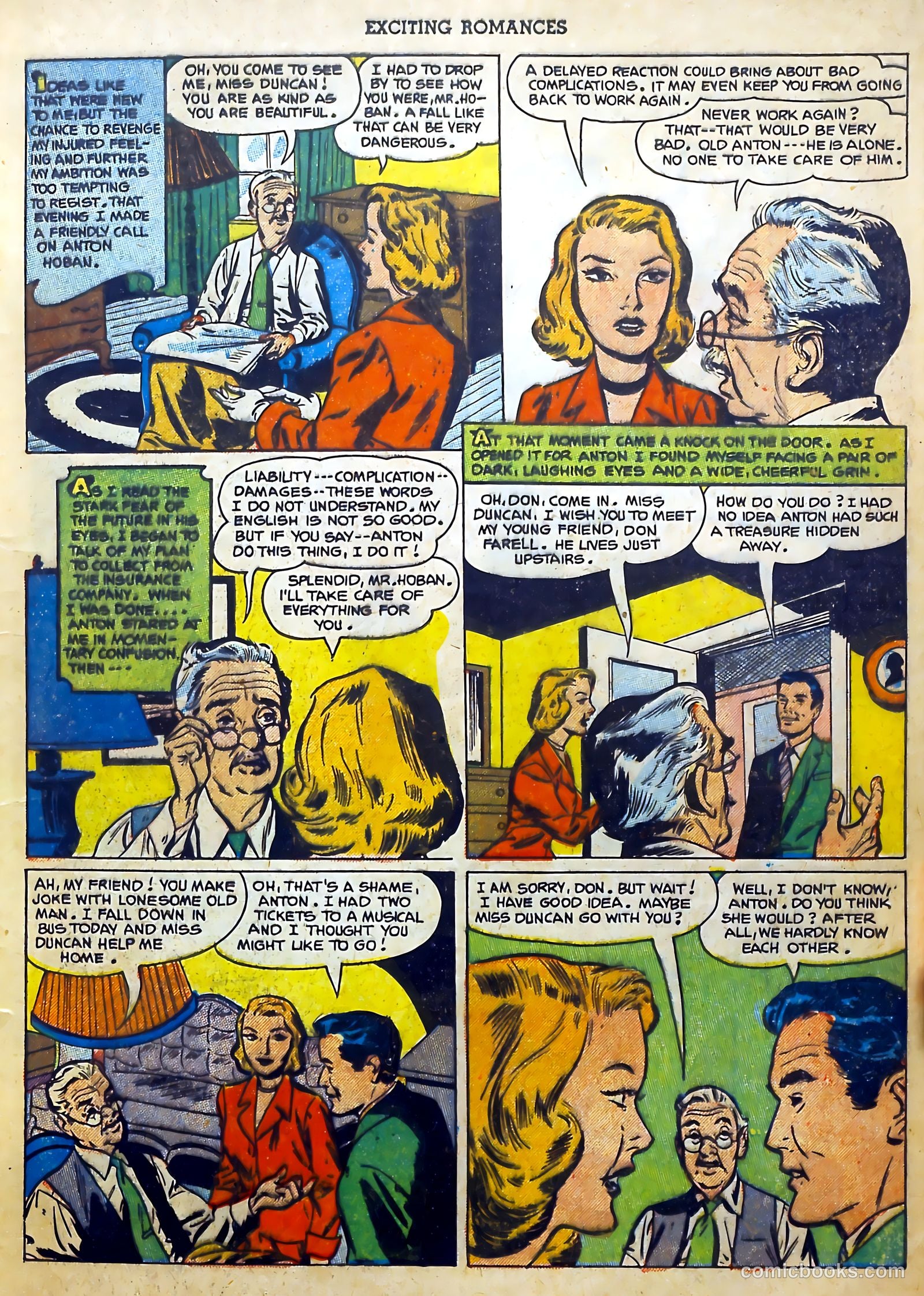 Exciting Romances #10 (1952) — page 17 of 37