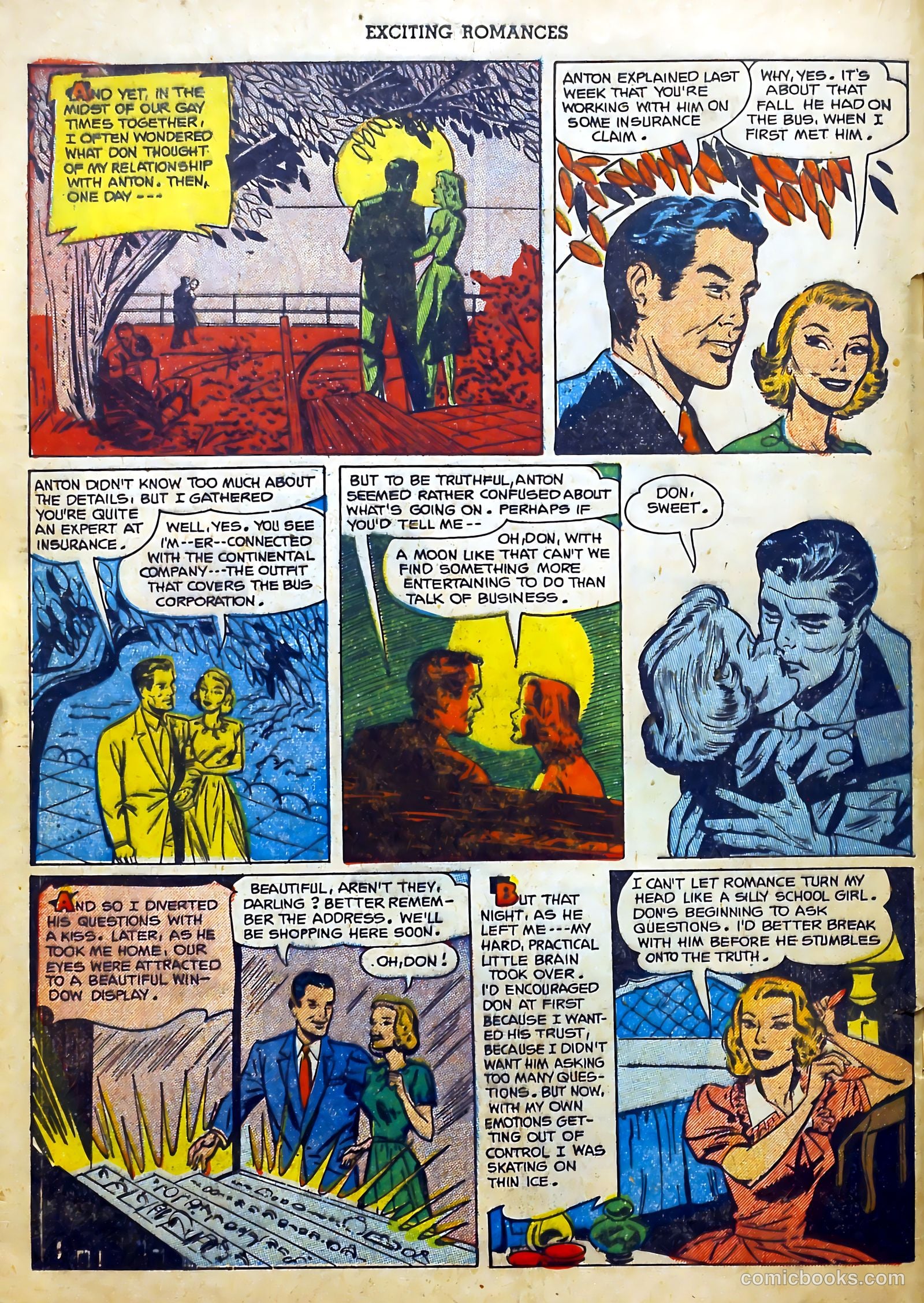 Exciting Romances #10 (1952) — page 20 of 37
